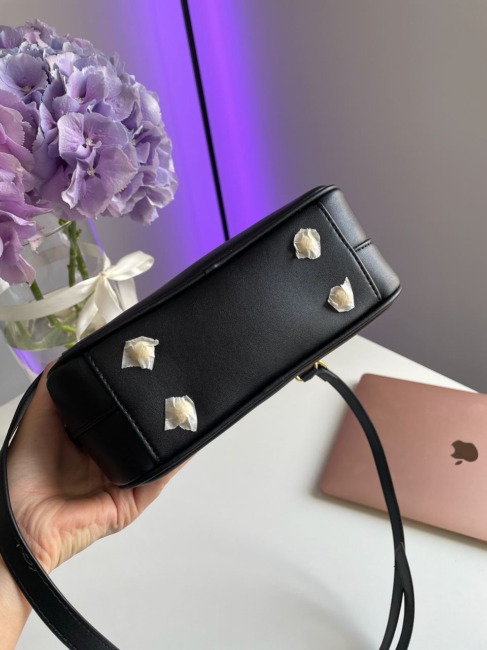 Miu Miu Arcadie Leather Bag Black - 26