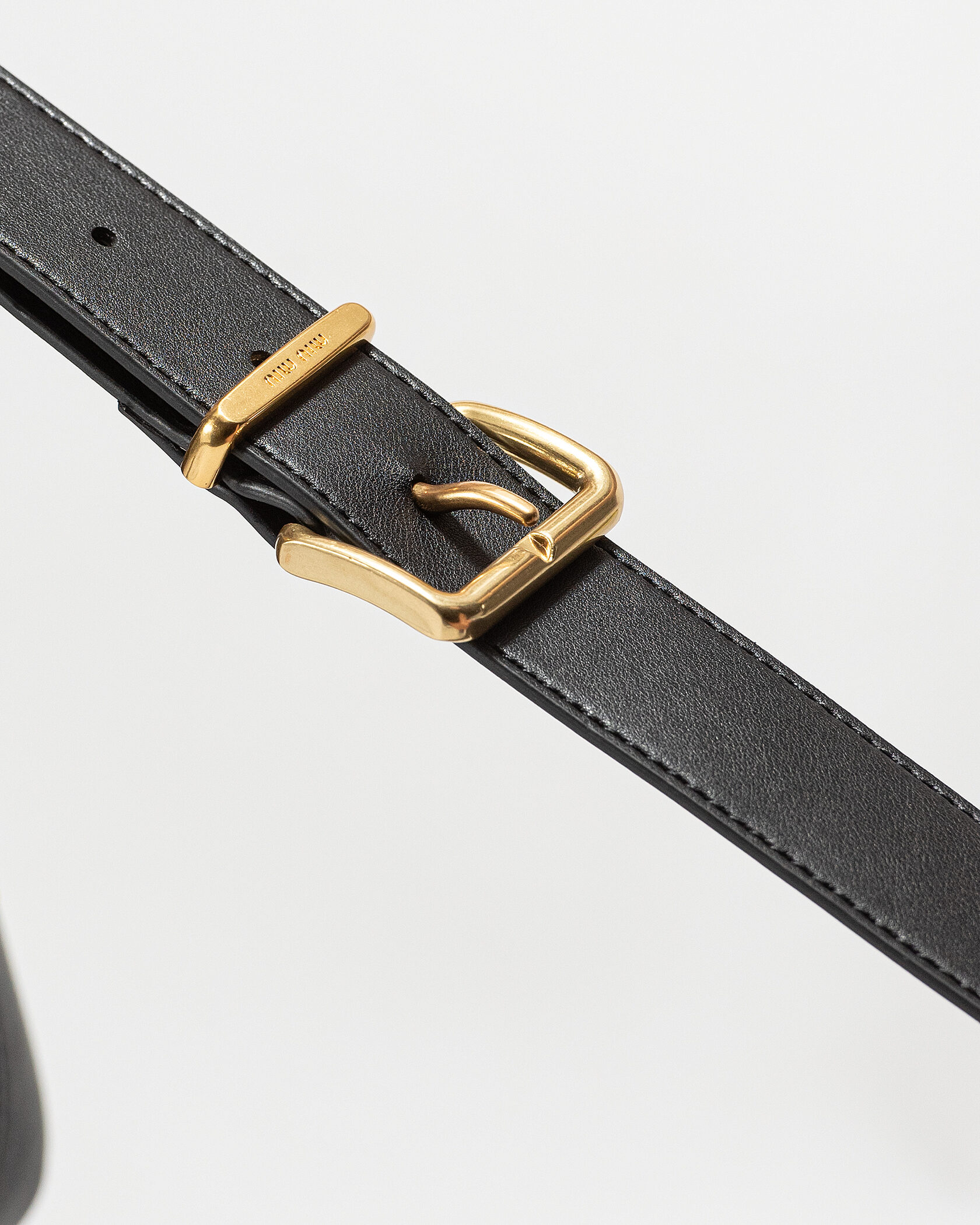 Miu Miu Arcadie Leather Bag Black - 14