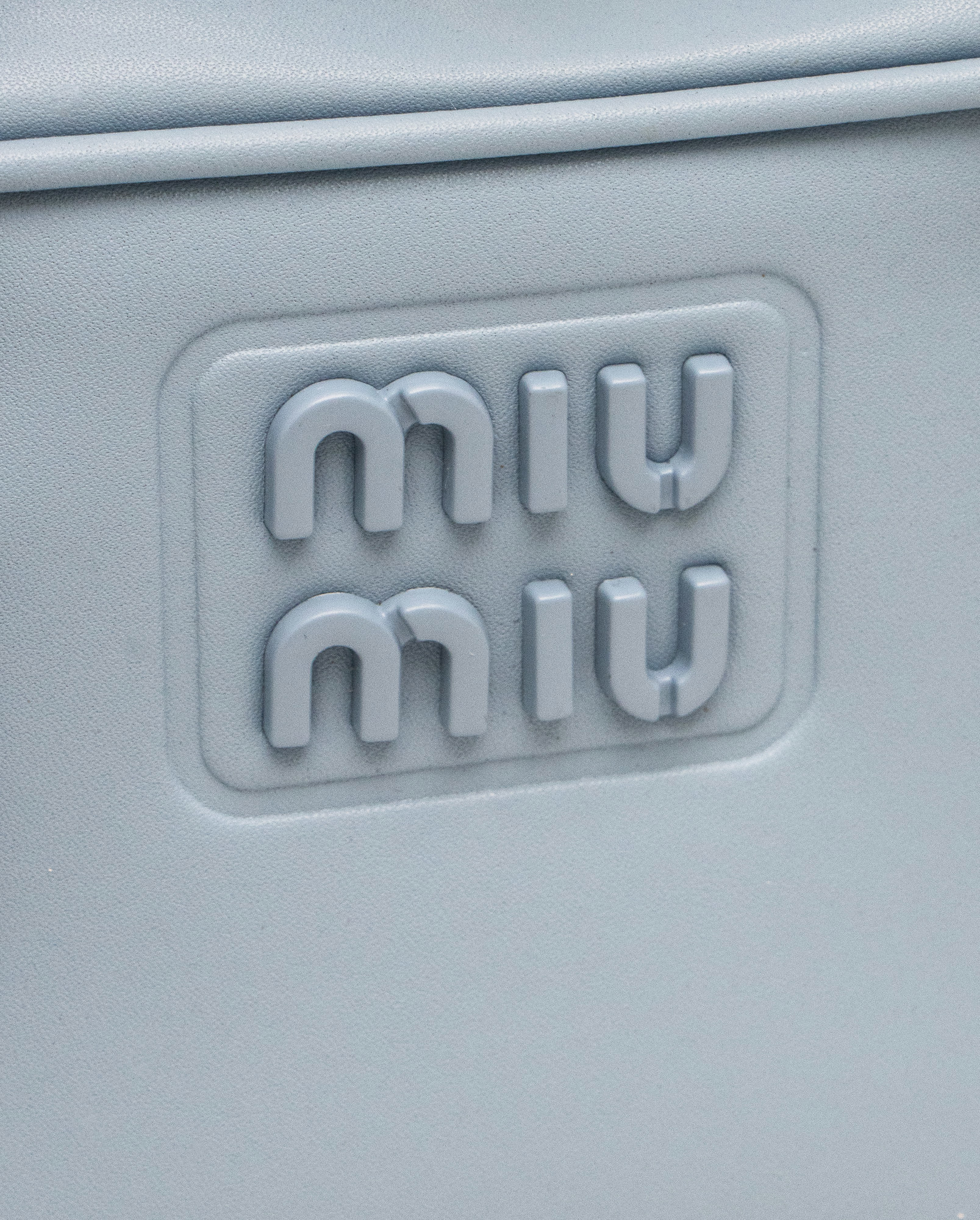 Miu Miu Arcadie Leather Bag Blue - 5