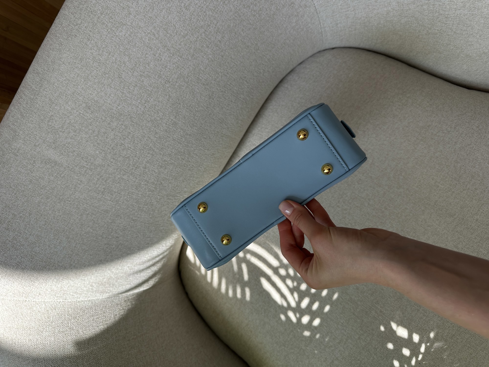 Miu Miu Arcadie Leather Bag Blue - 15