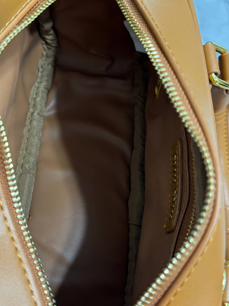 Miu Miu Arcadie Leather Bag Brown - 5