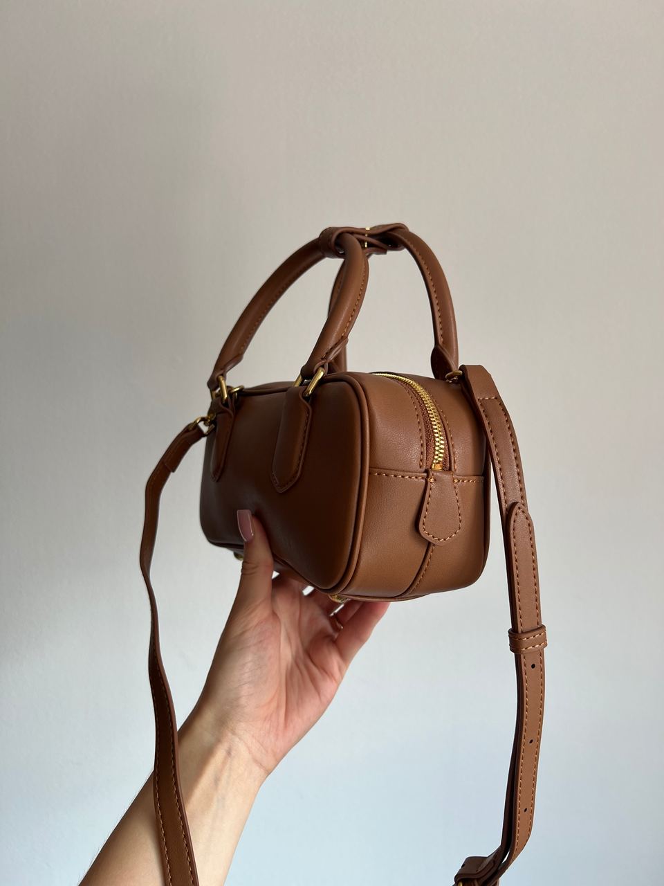 Miu Miu Arcadie Leather Bag Brown - 4