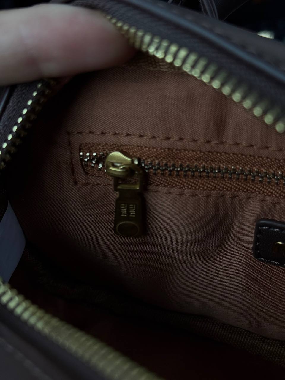 Miu Miu Arcadie Leather Bag Cocolate - 8