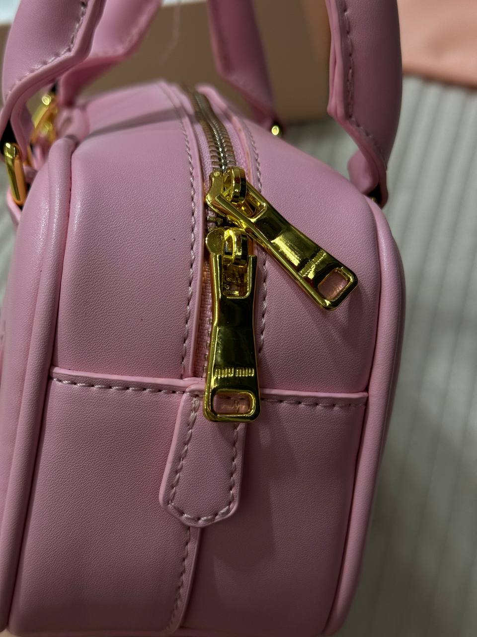 Miu Miu Arcadie Leather Bag Pink - 7