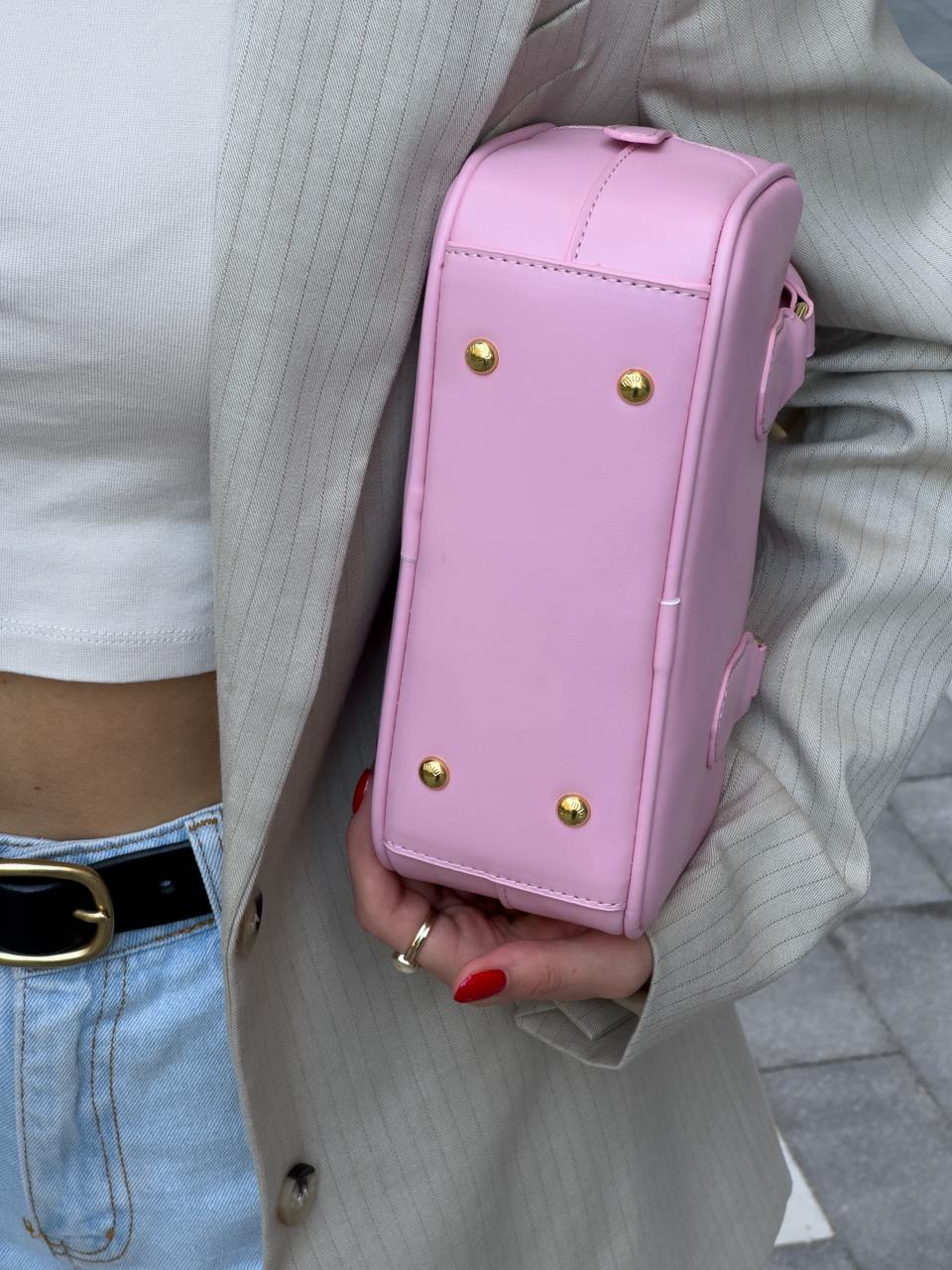 Miu Miu Arcadie Leather Bag Pink - 19