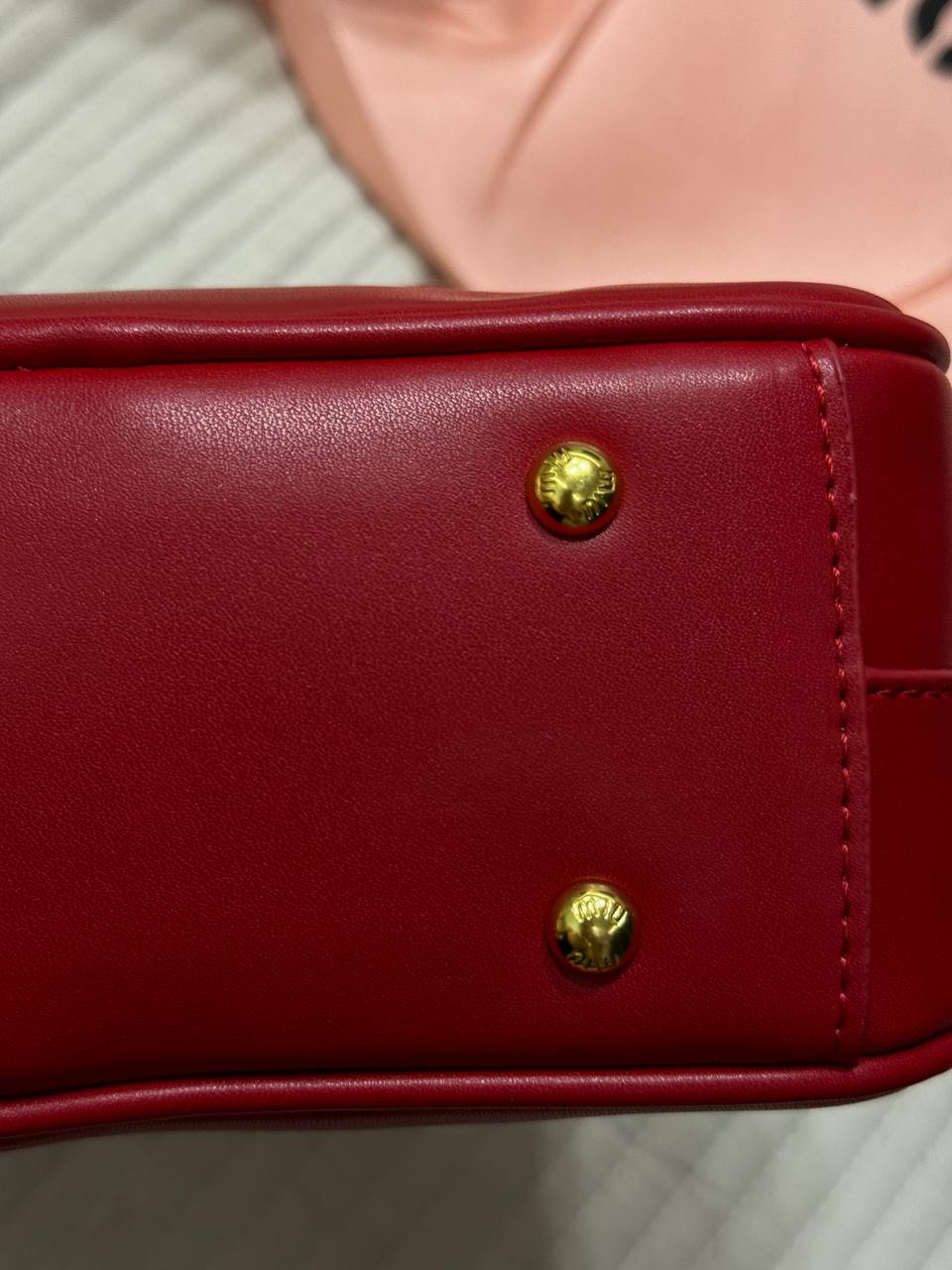 Miu Miu Arcadie Leather Bag Red - 5