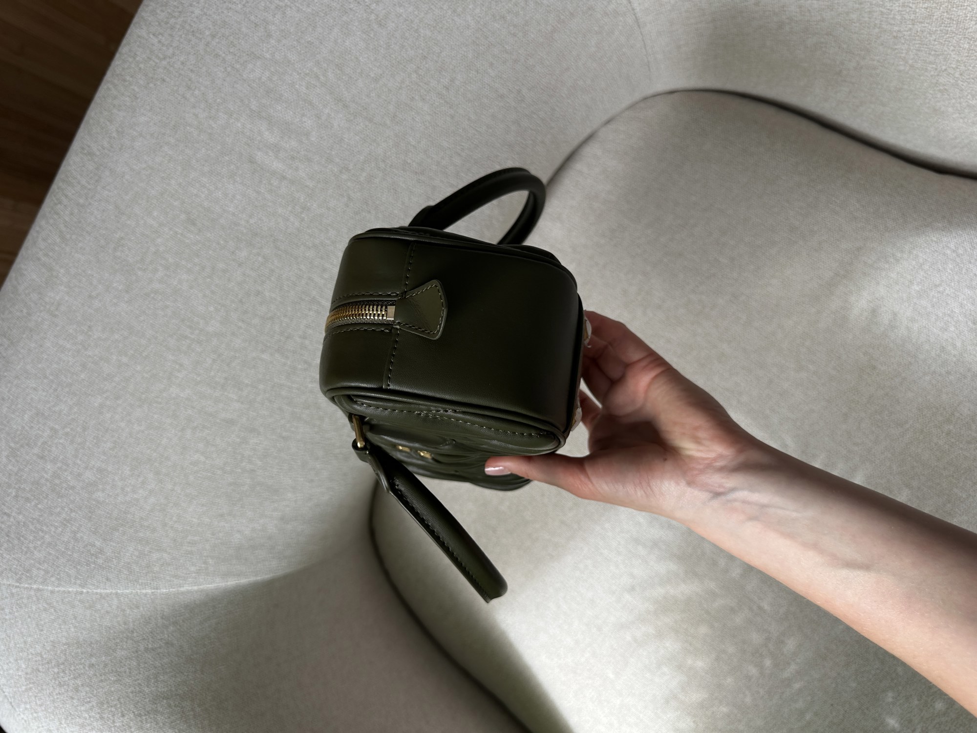 Miu Miu Arcadie Matelassé Nappa Leather Bag Green - 14