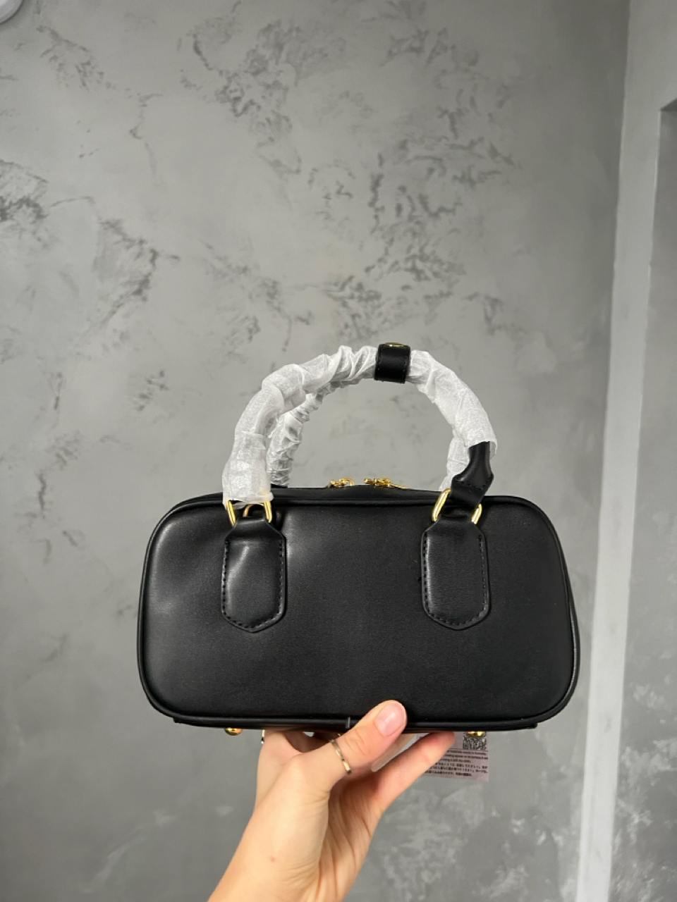 Miu Miu Arcadie Mini Leather Bag Black - 7