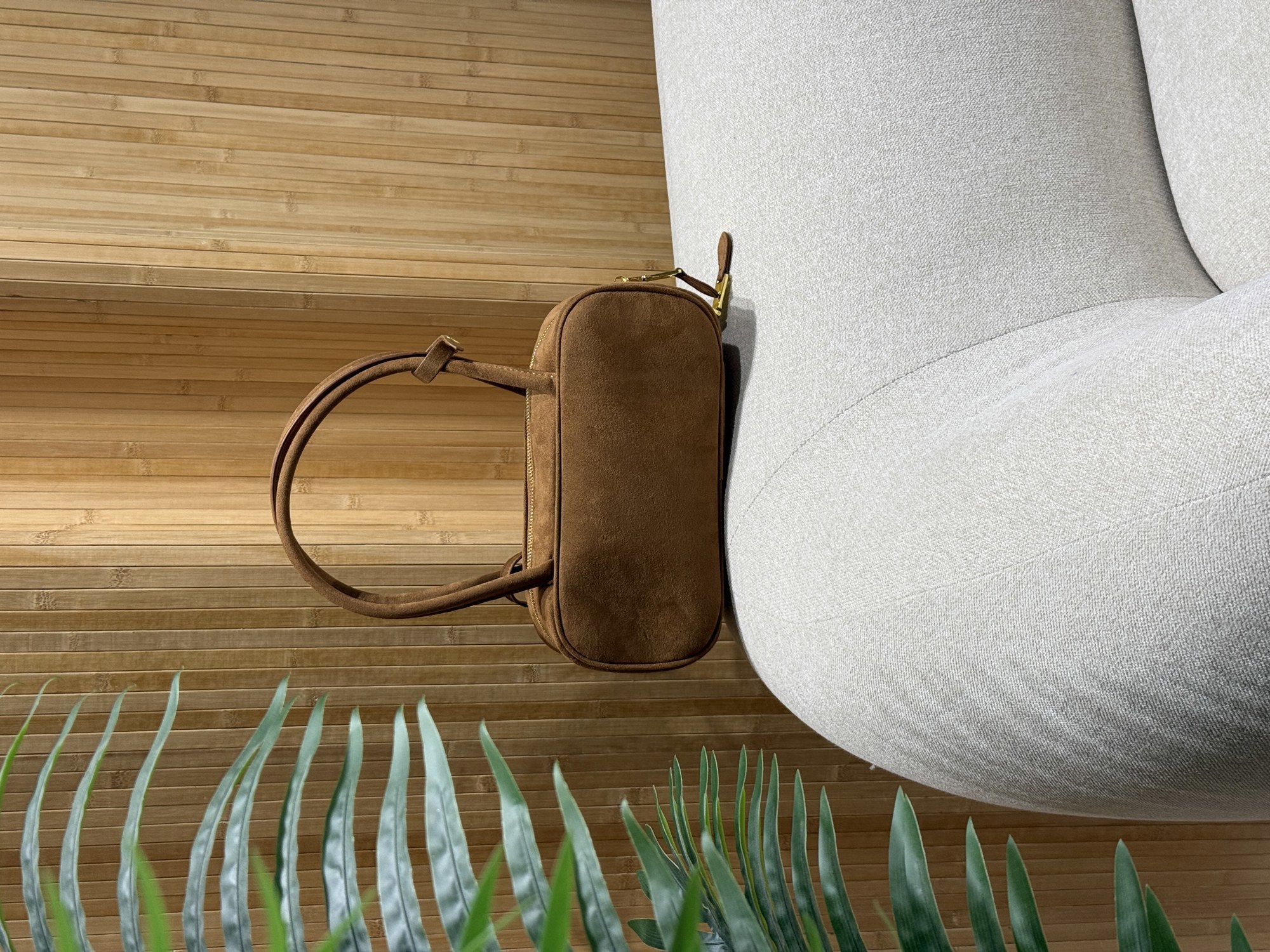 Miu Miu Arcadie Textile Bag Brown - 14