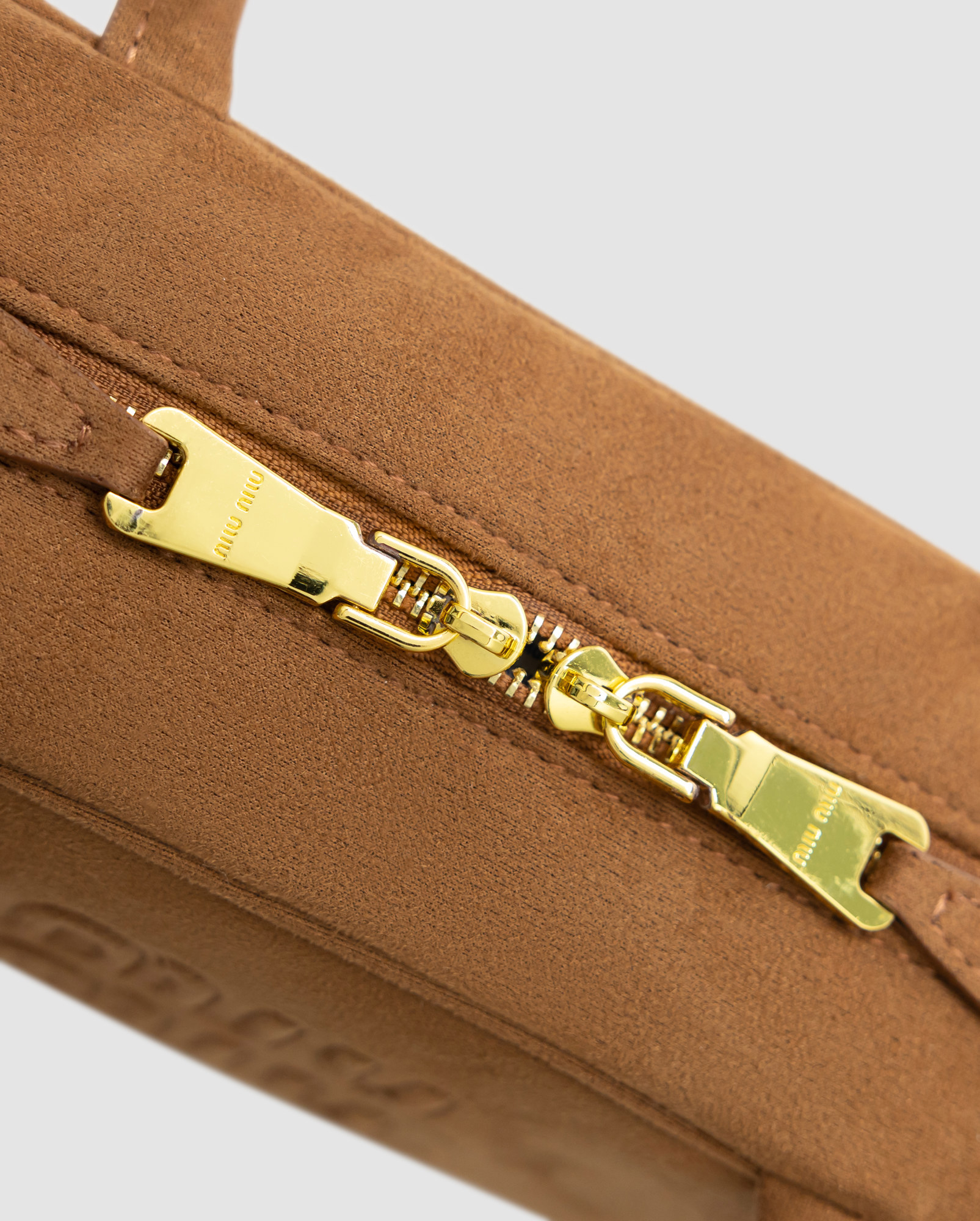 Miu Miu Arcadie Textile Bag Brown - 5