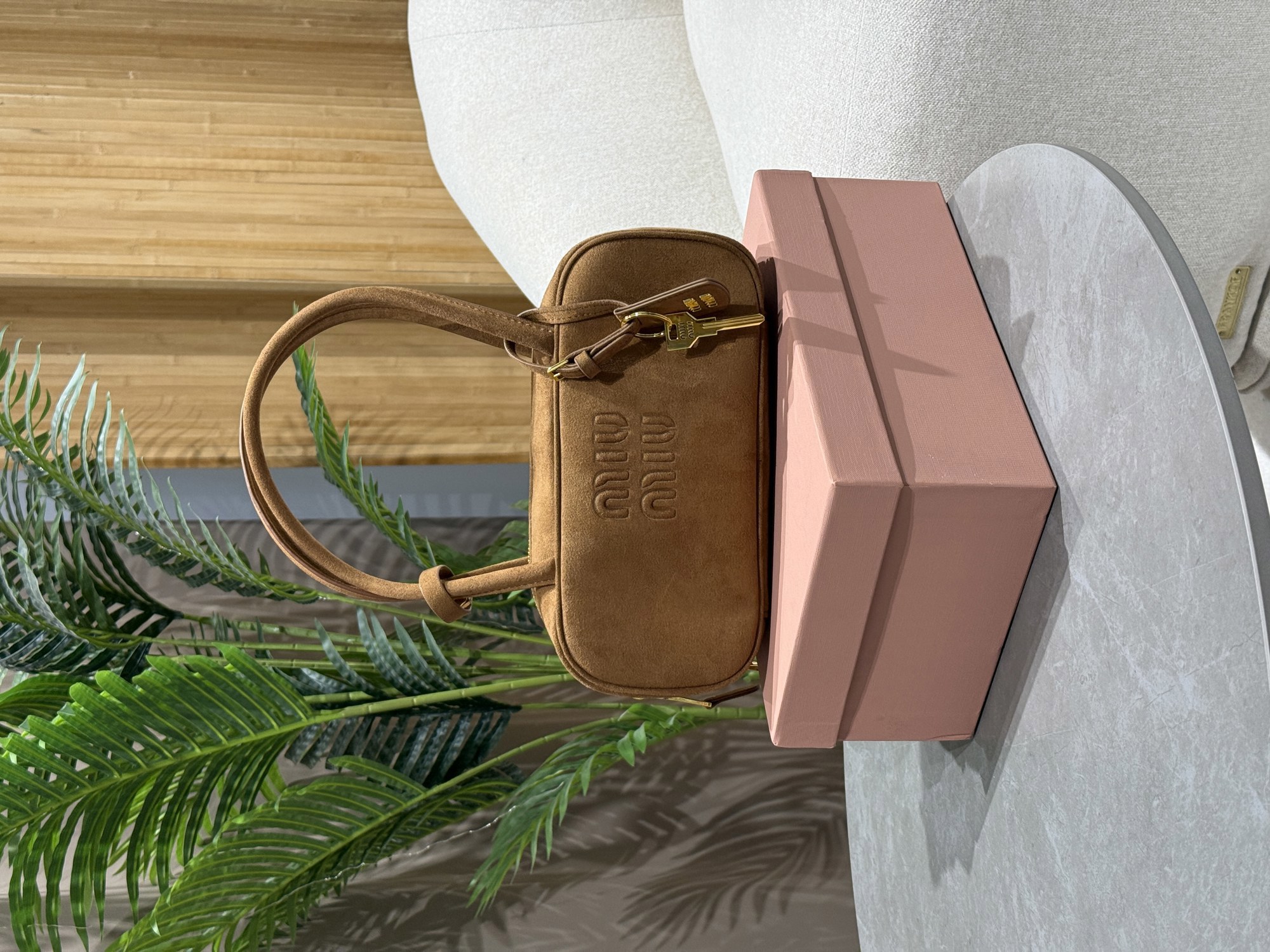 Miu Miu Arcadie Textile Bag Brown - 11