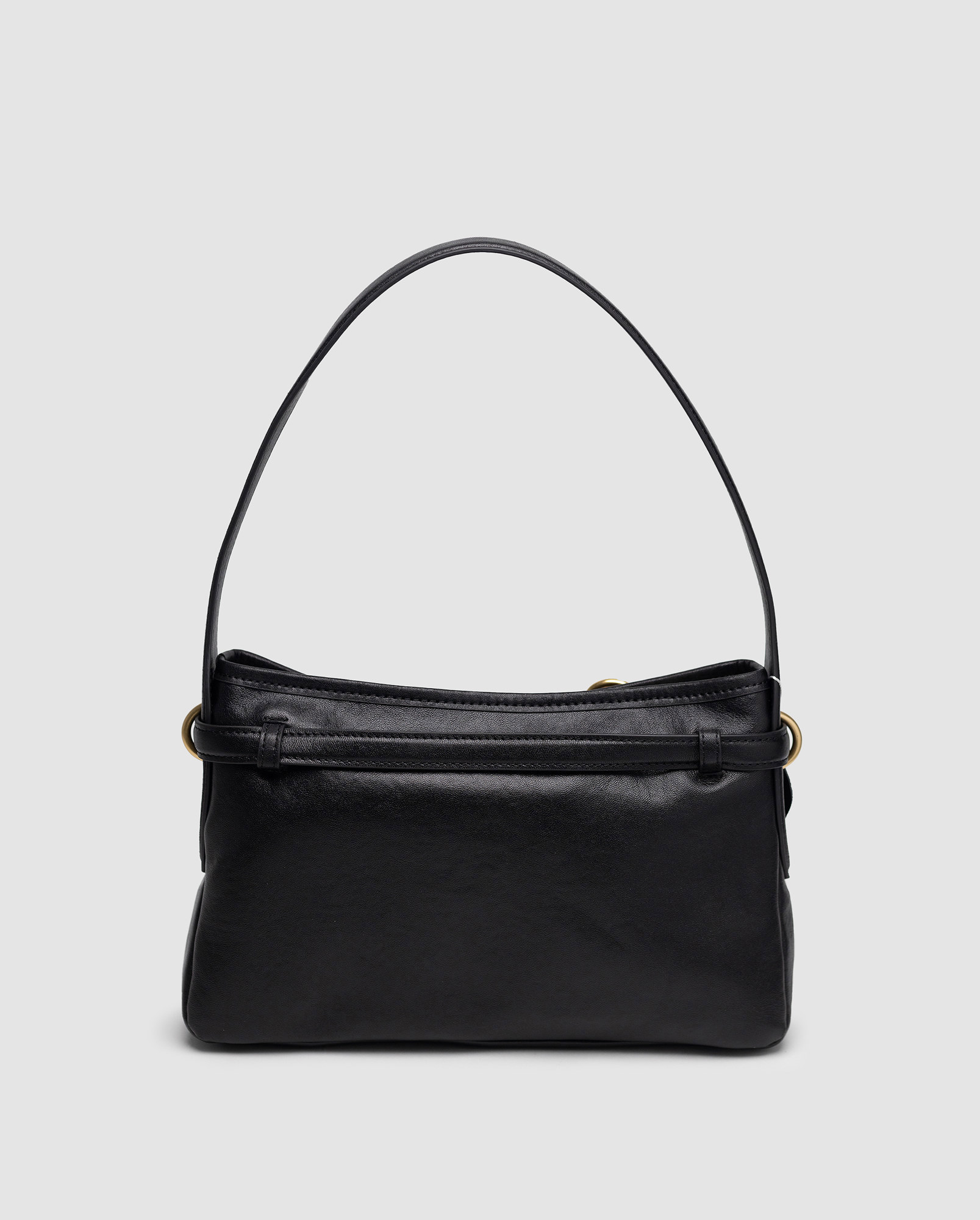 Miu Miu Aventure Nappa Leather Bag Black - 12