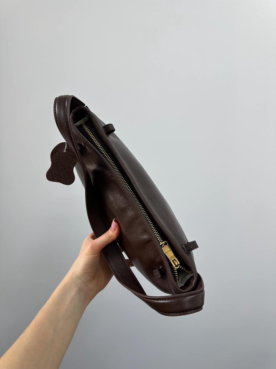 Miu Miu Aventure Nappa Leather Bag Chocolate - 9