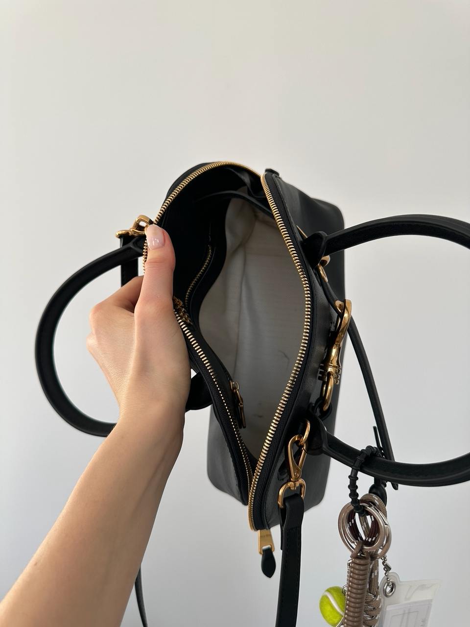 Miu Miu Aventure Nappa Leather Top-Handle Bag Black - 13