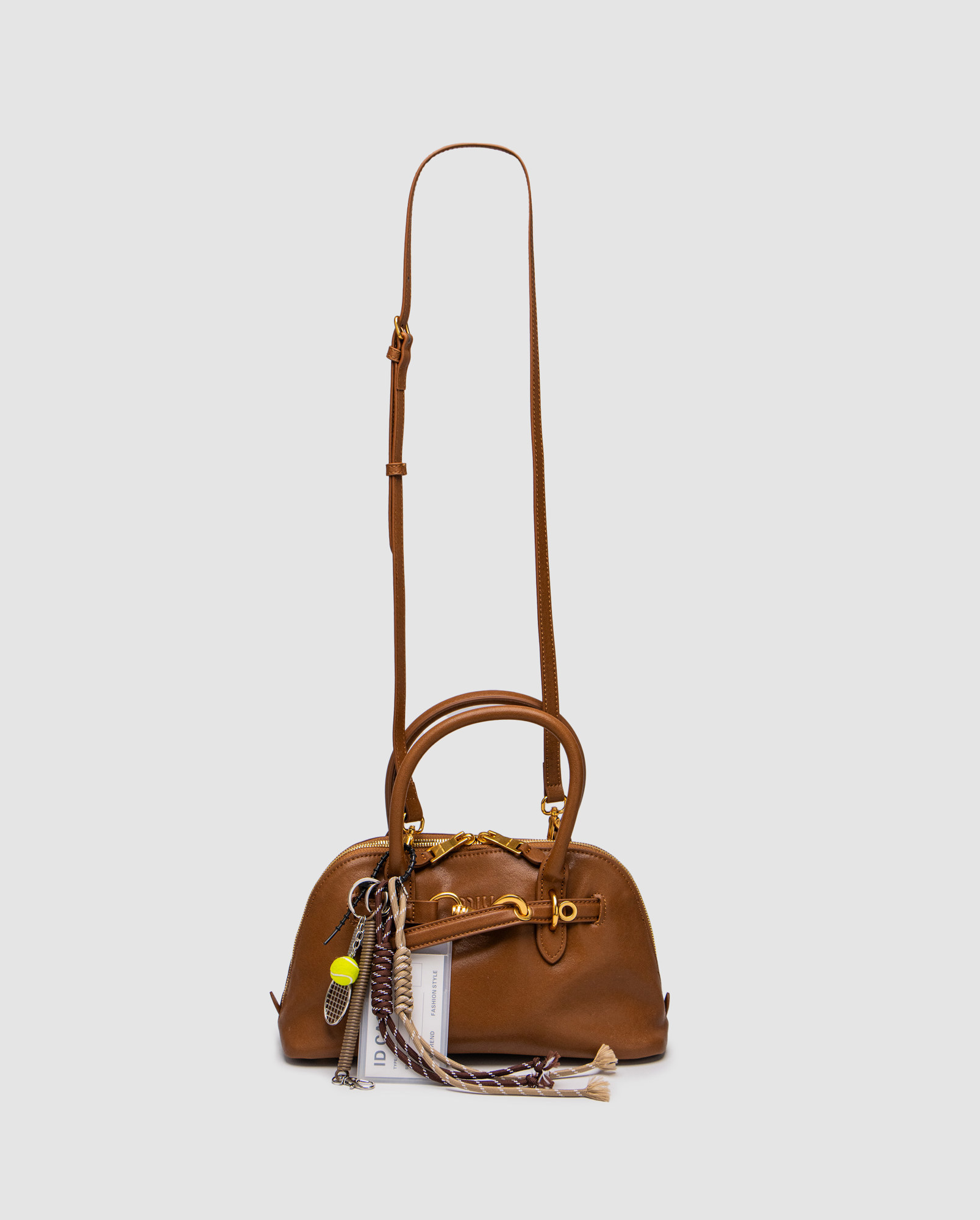 Miu Miu Aventure Nappa Leather Top-Handle Bag Brown - 3
