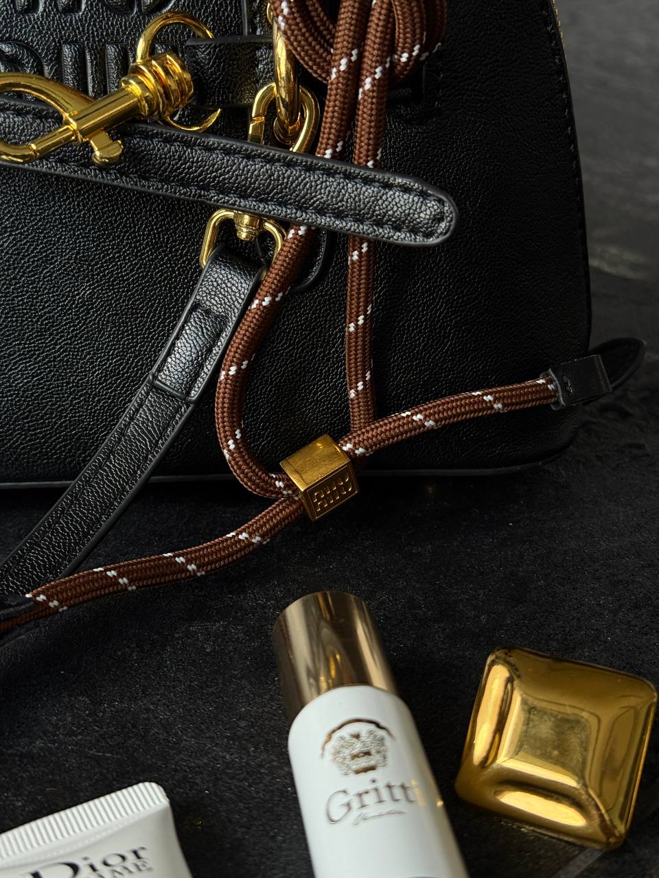 Miu Miu Aventure Nappa Leather Top-Handle Bag - 7