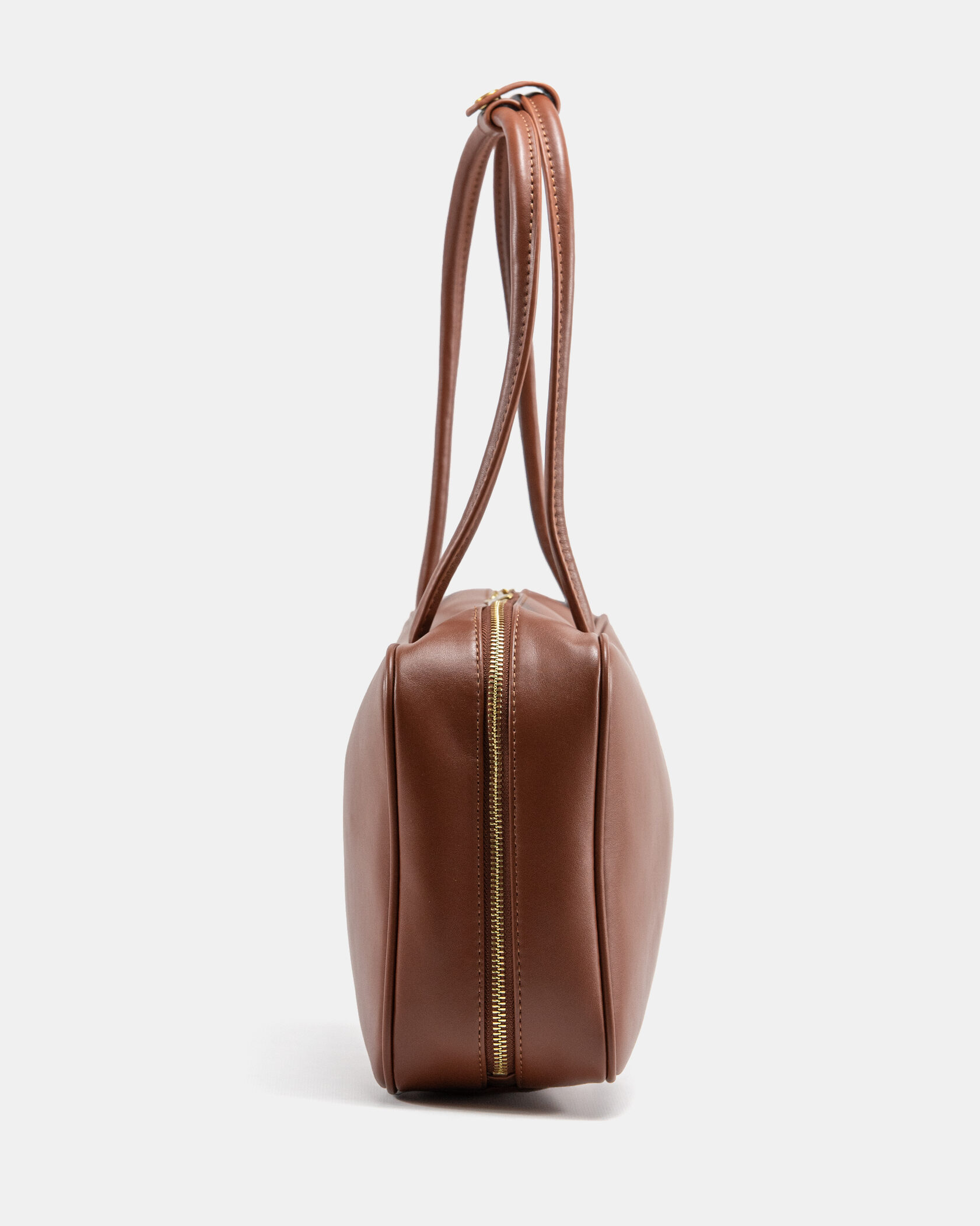 Miu Miu Beau Leather Bag Brown - 8
