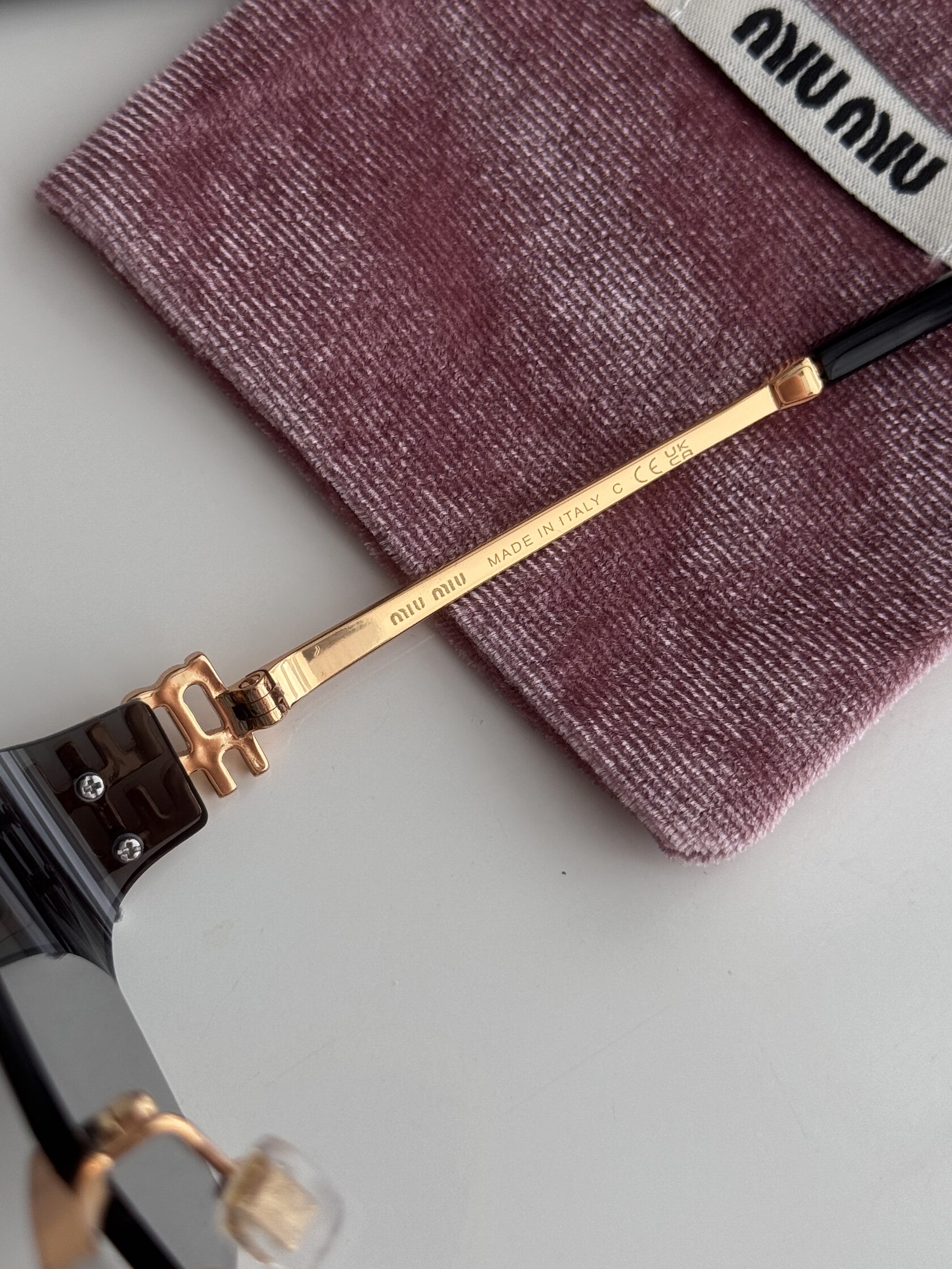 Miu Miu Black/Gold MU 140AV 5AK-101 - 7