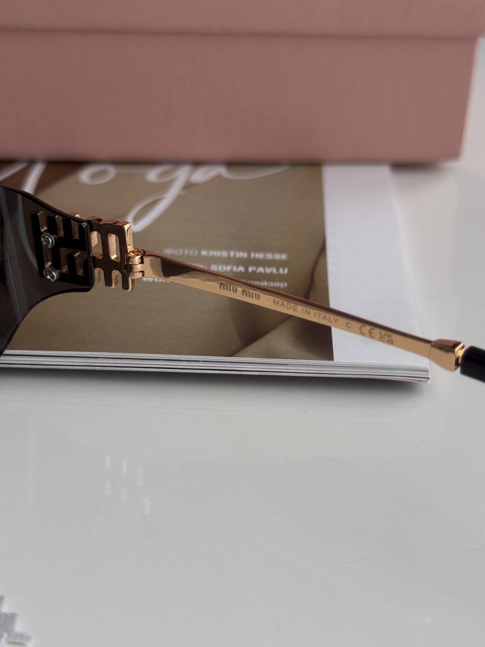 Miu Miu Black/Gold MU 8065 5AK-101 - 7