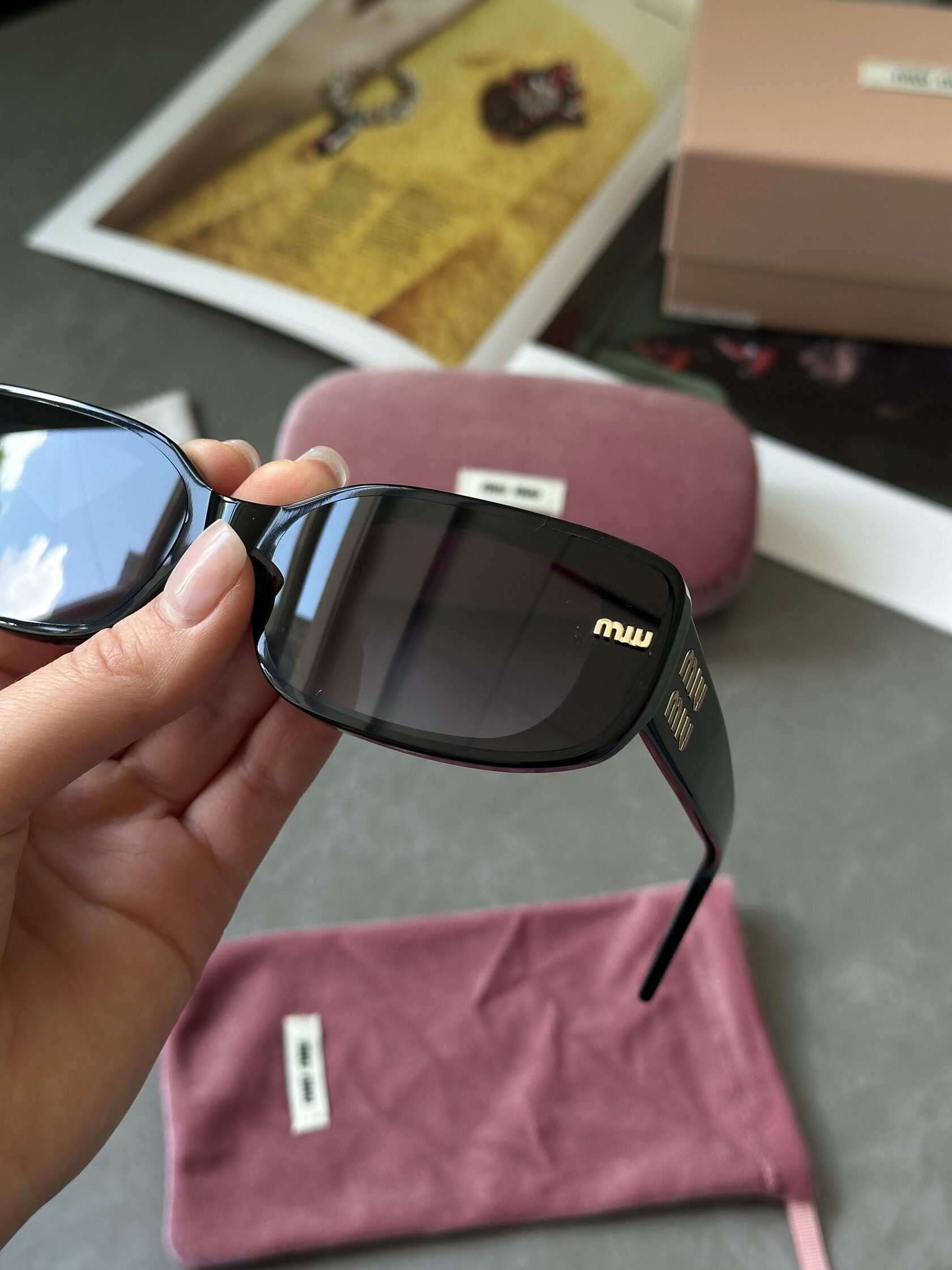 Miu Miu Blue/Black MU 15KS 5RL/KC - 10