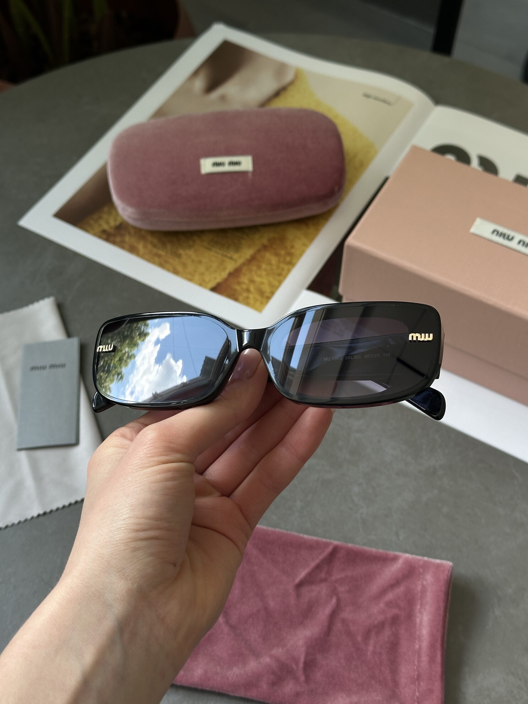 Miu Miu Blue/Black MU 15KS 5RL/KC - 9