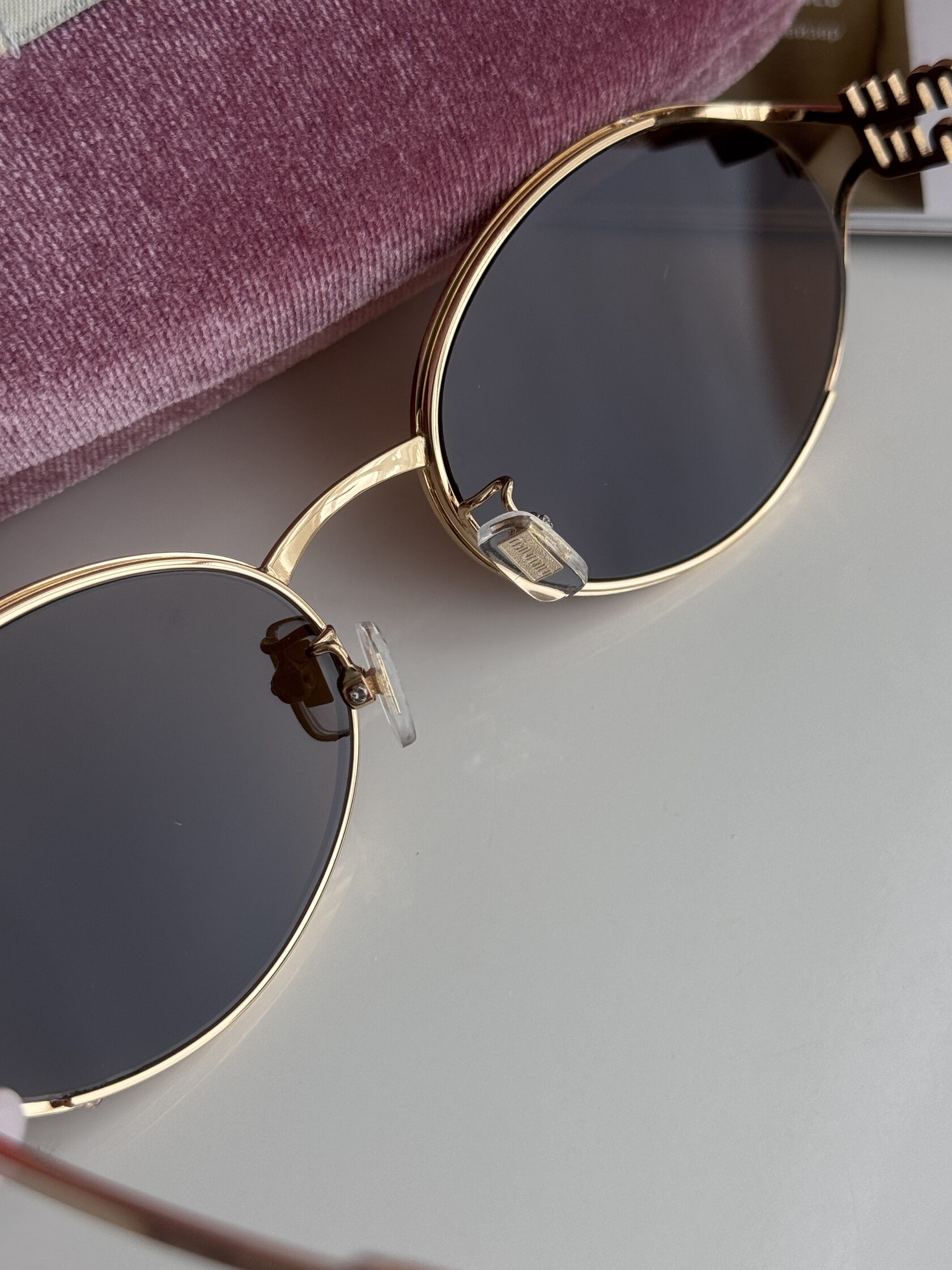 Miu Miu Brown/Gold SMU52Y FE09S - 8