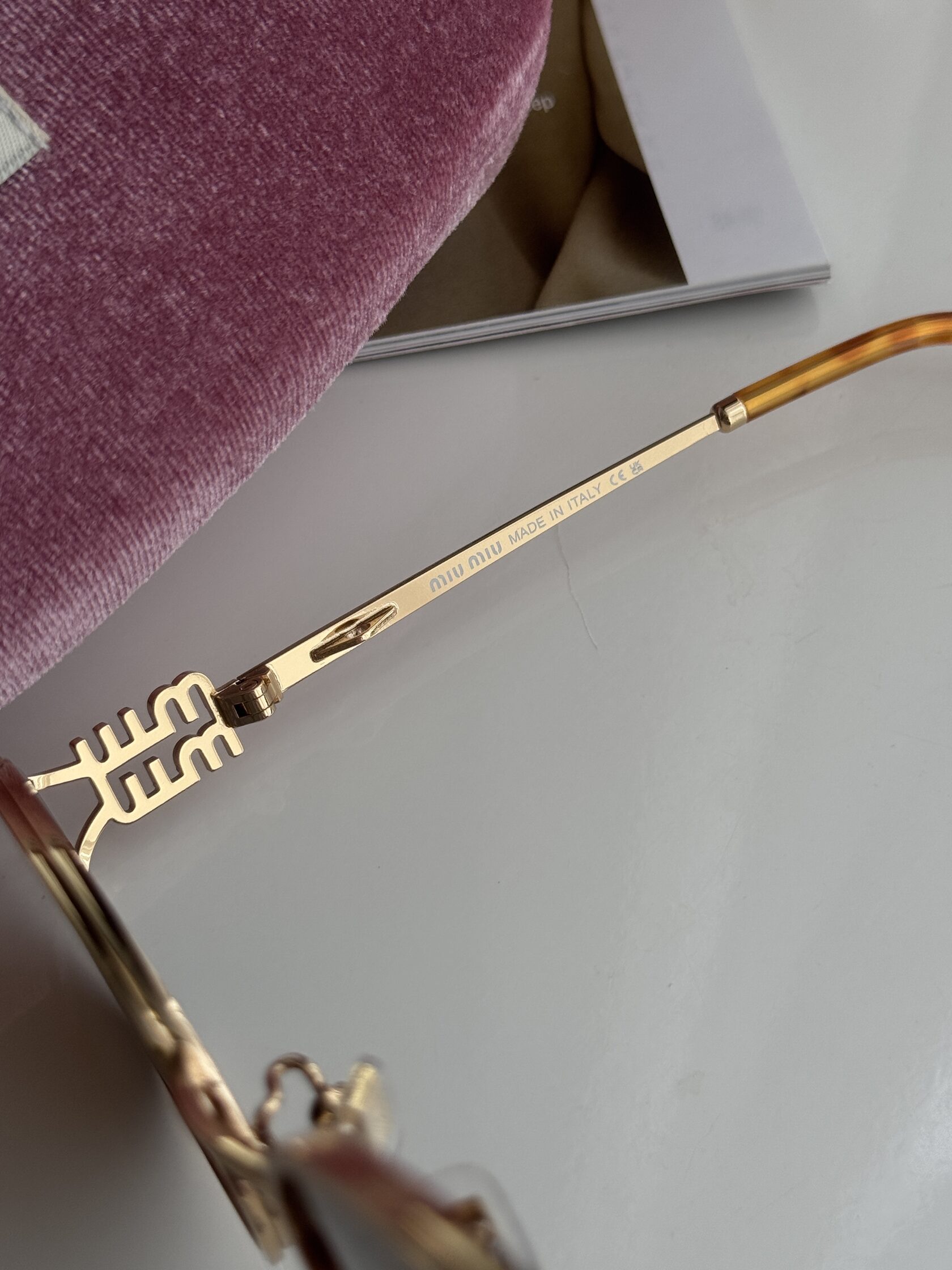 Miu Miu Brown/Gold SMU52Y FE09S - 9