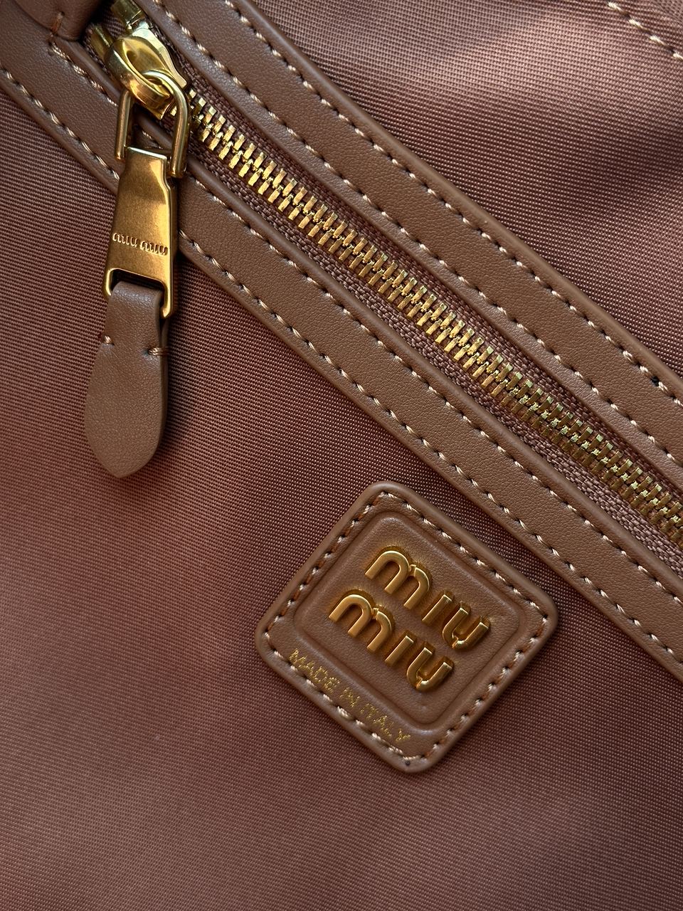 Miu Miu Brown Leather Beau Top-Handle Bag - 10