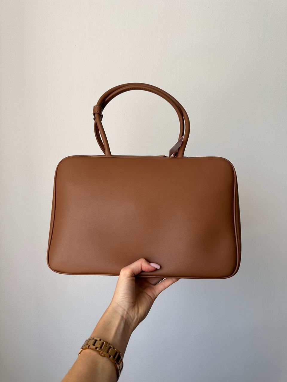 Miu Miu Brown Leather Beau Top-Handle Bag - 5