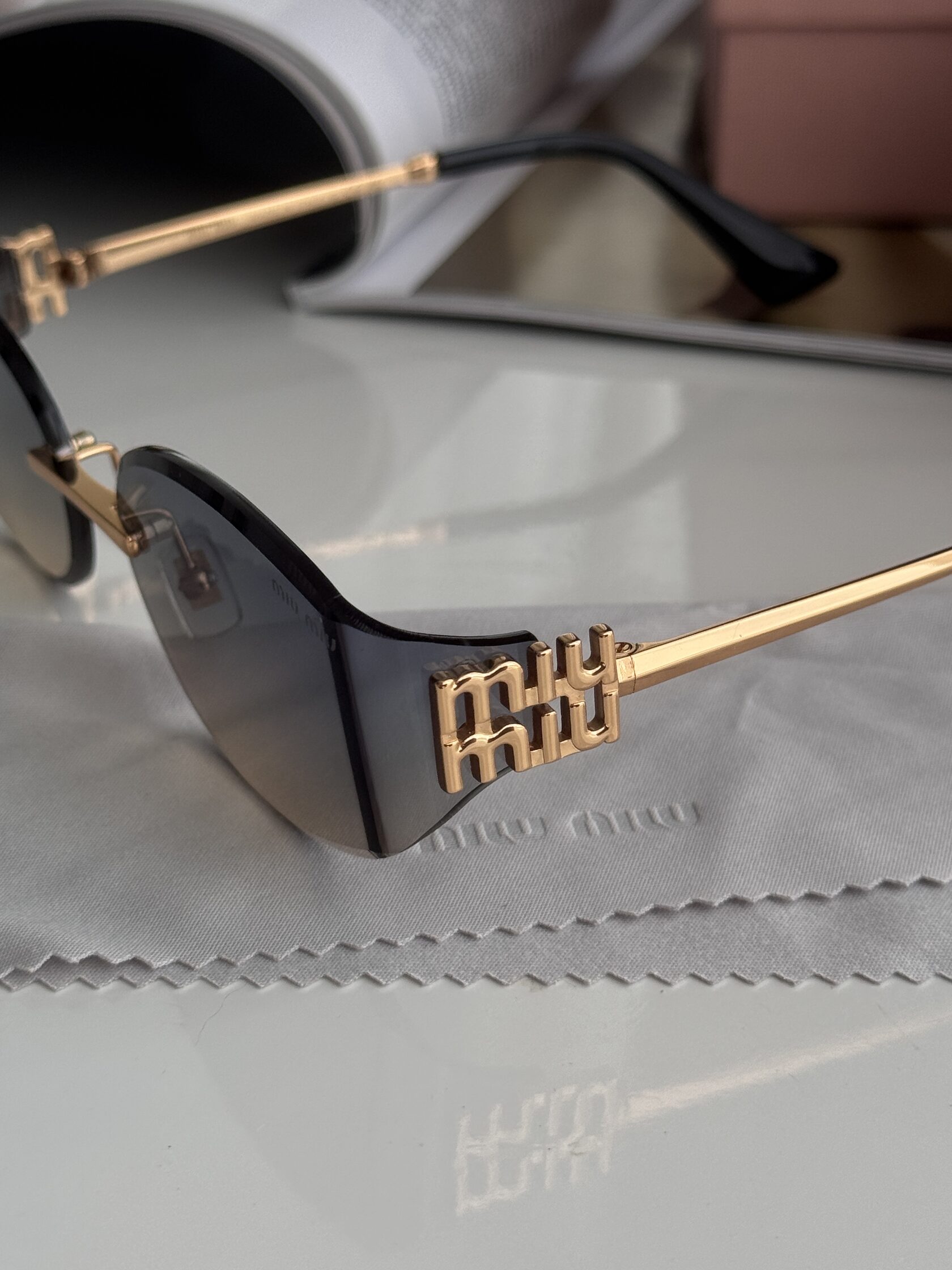 Miu Miu Green/Gold MU 8065 ZVF-101 - 5