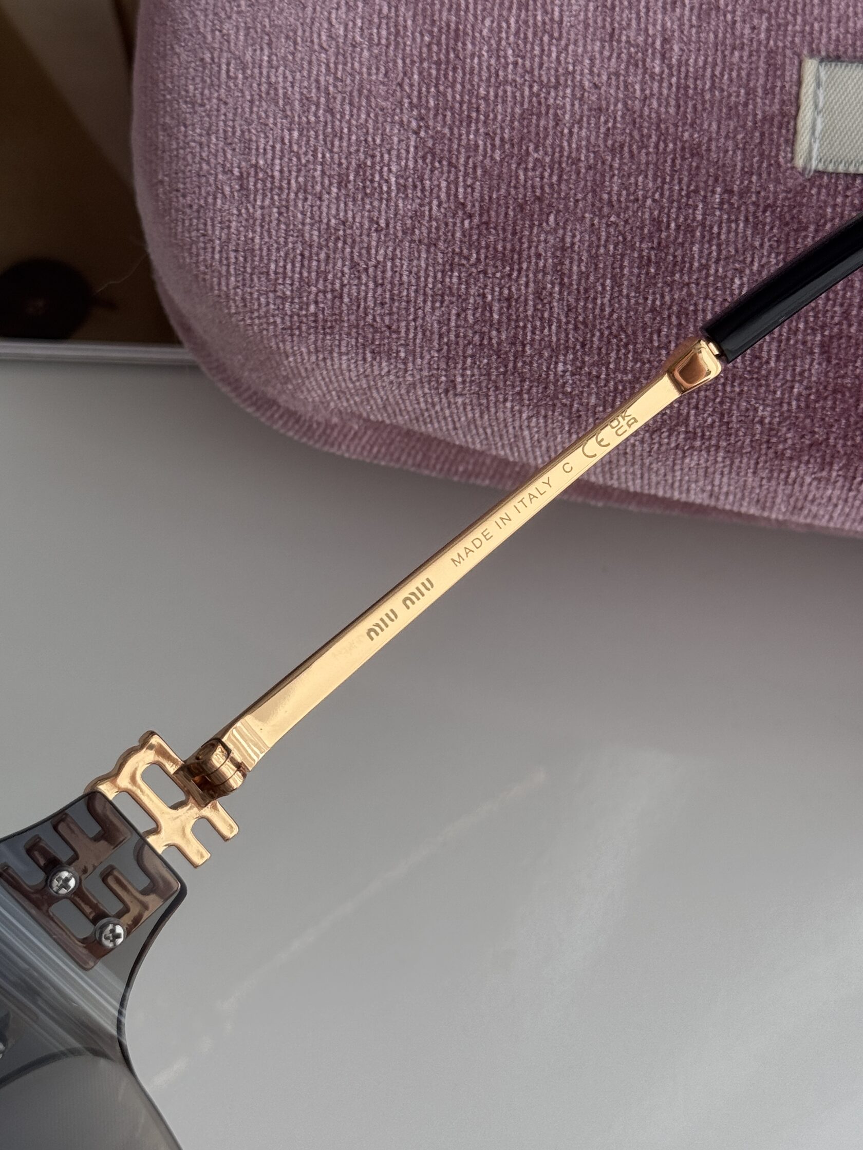 Miu Miu Green/Gold MU 8065 ZVF-101 - 7