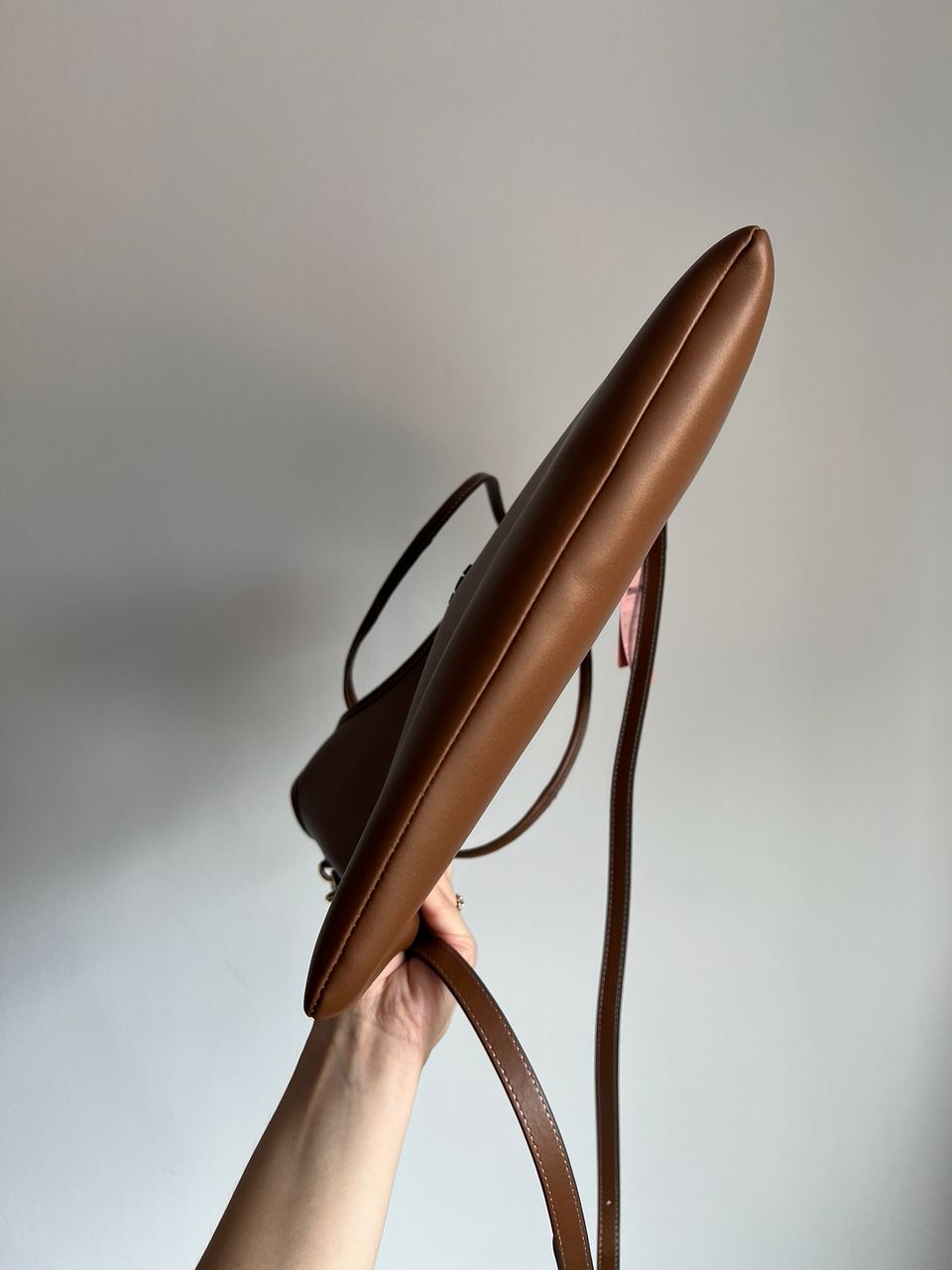 Miu Miu Ivy Leather Bag Brown - 7