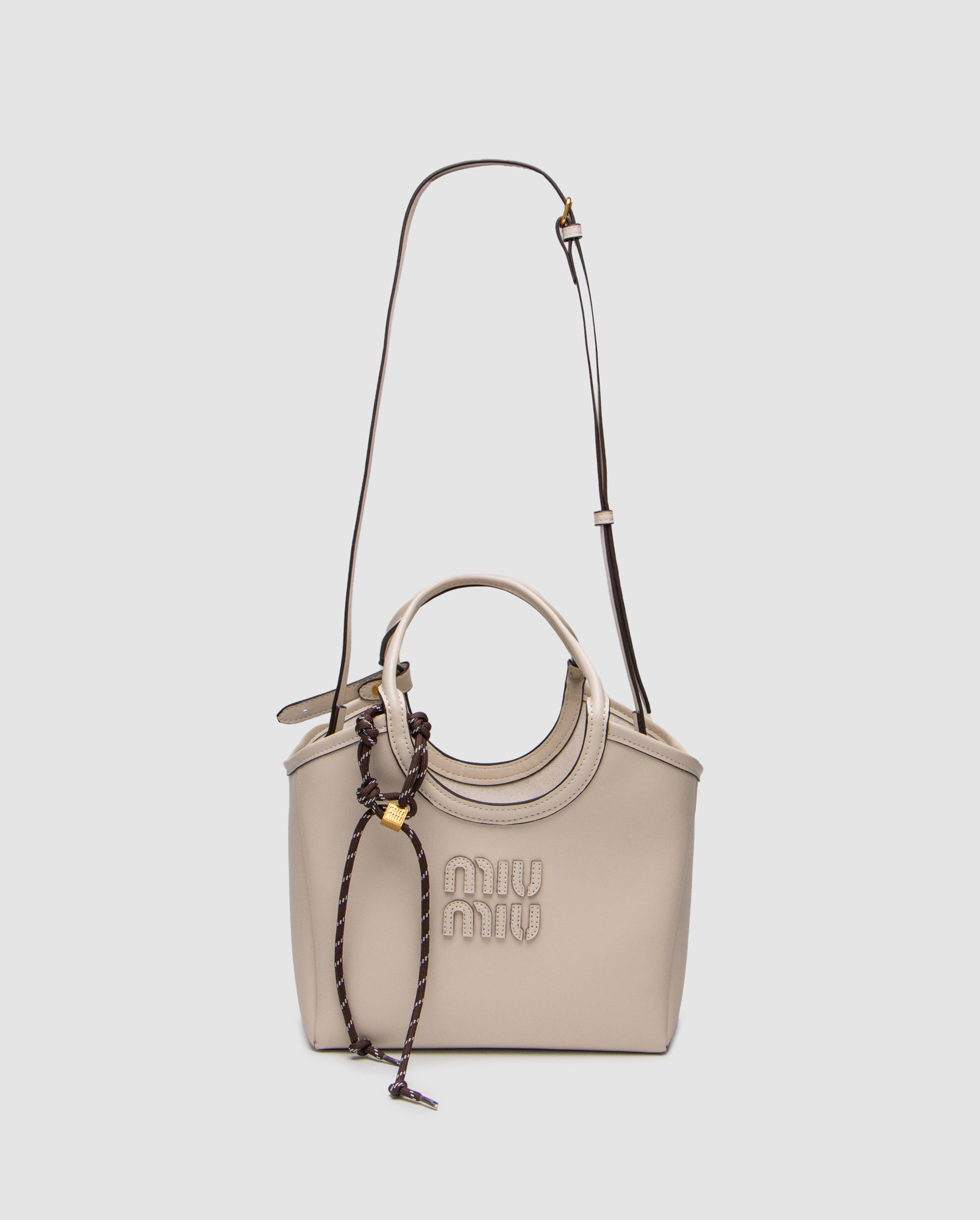 Miu Miu Ivy Leather Bag White - 3