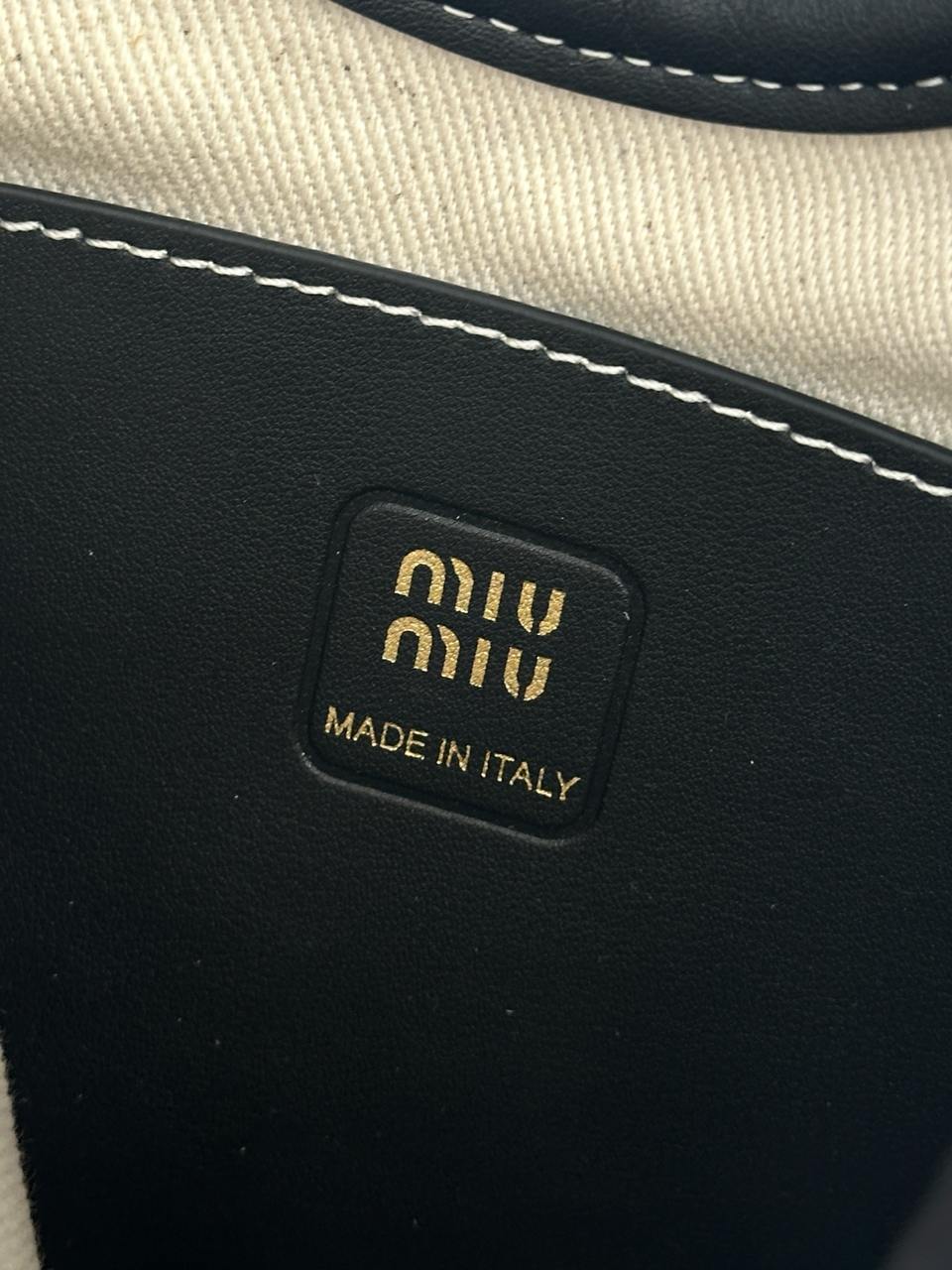 Miu Miu Ivy Leather Mini Bag Black - 11