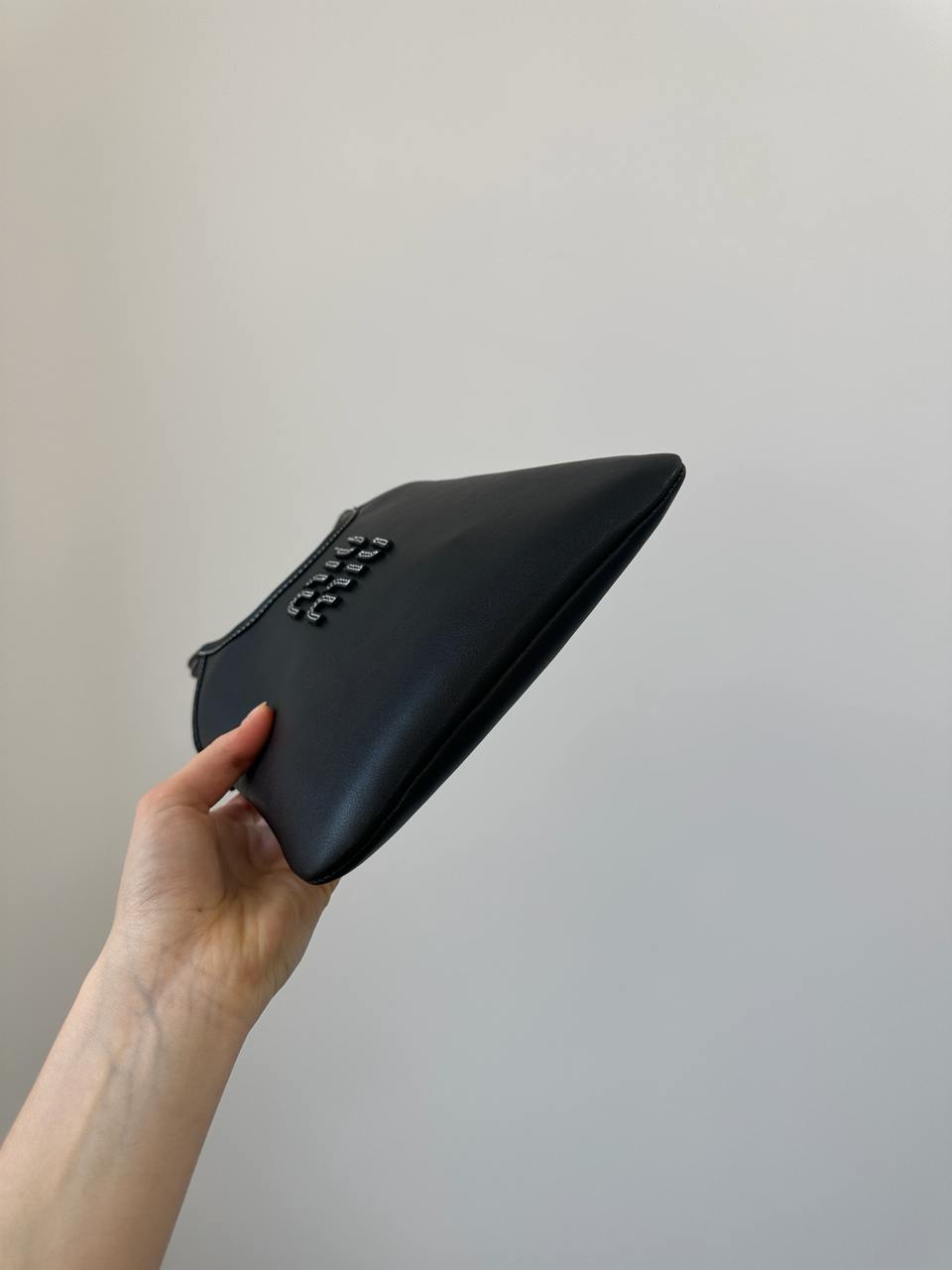 Miu Miu Ivy Leather Mini Bag Black - 9