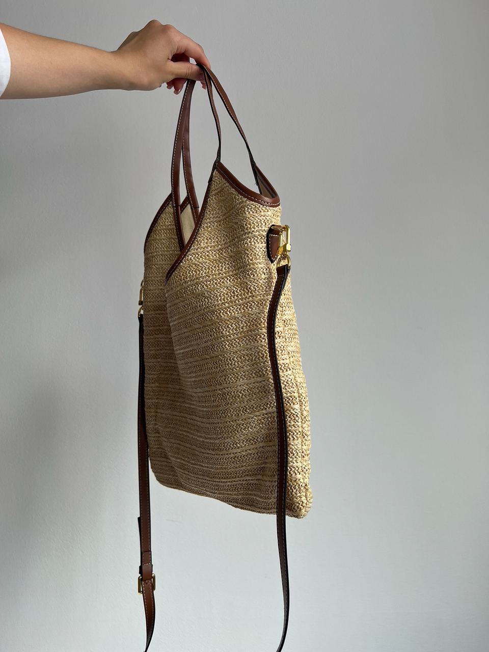 Miu Miu Ivy Straw Bag - 5