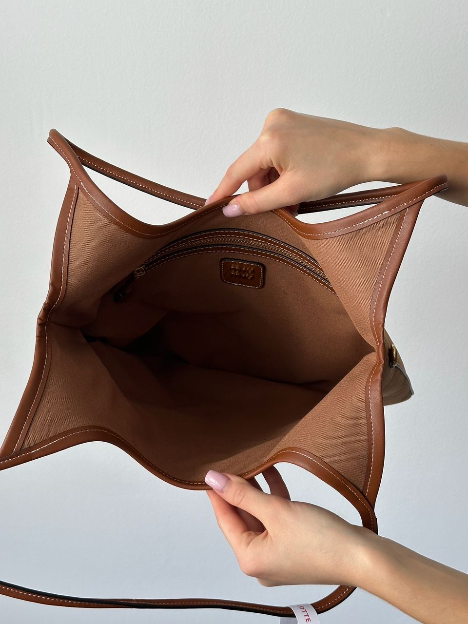 Miu Miu Ivy Suede Bag Brown - 6