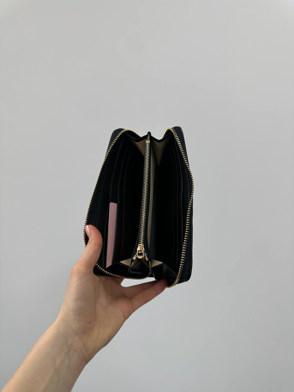 Miu Miu Large Matelassé Nappa Leather Wallet Black - 12