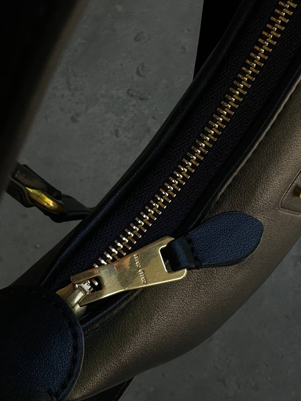 Miu Miu Leather Hobo Bag Black - 12