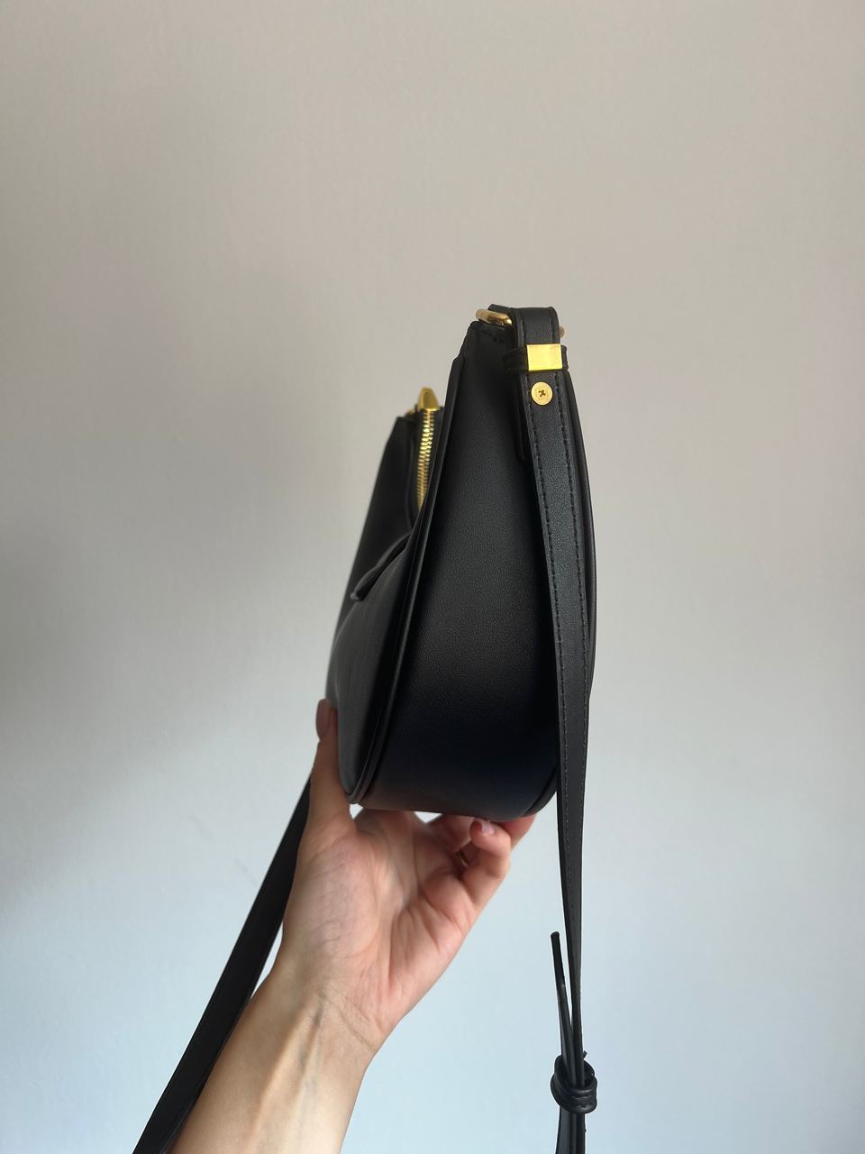 Miu Miu Leather Hobo Bag Black/Black - 8