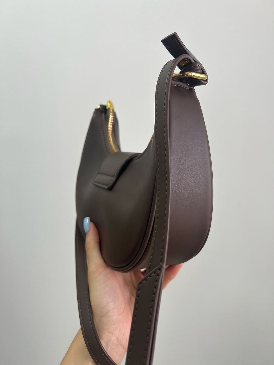 Miu Miu Leather Hobo Bag Brown - 8