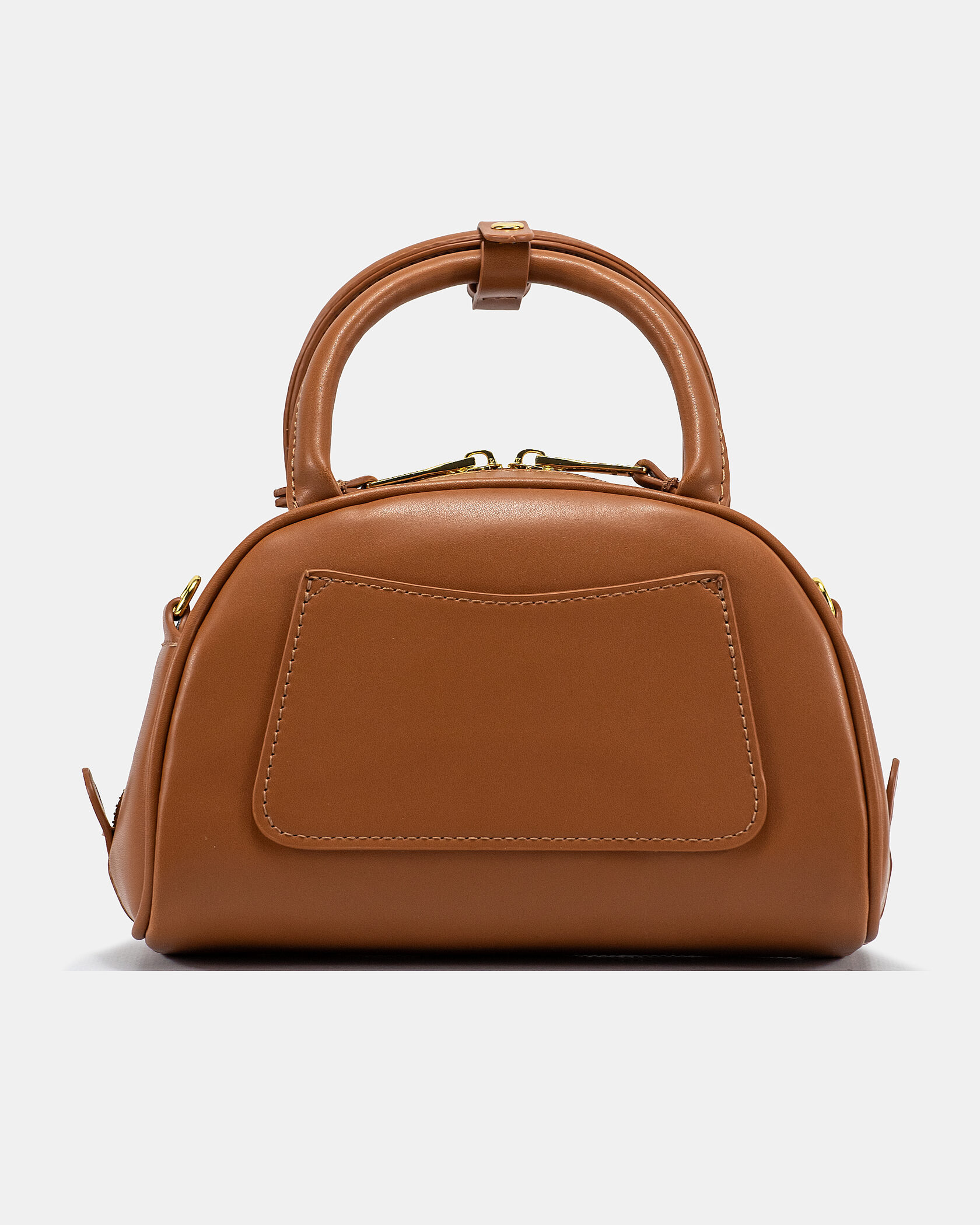 Miu Miu Leather Top Handle Bag Brown - 8