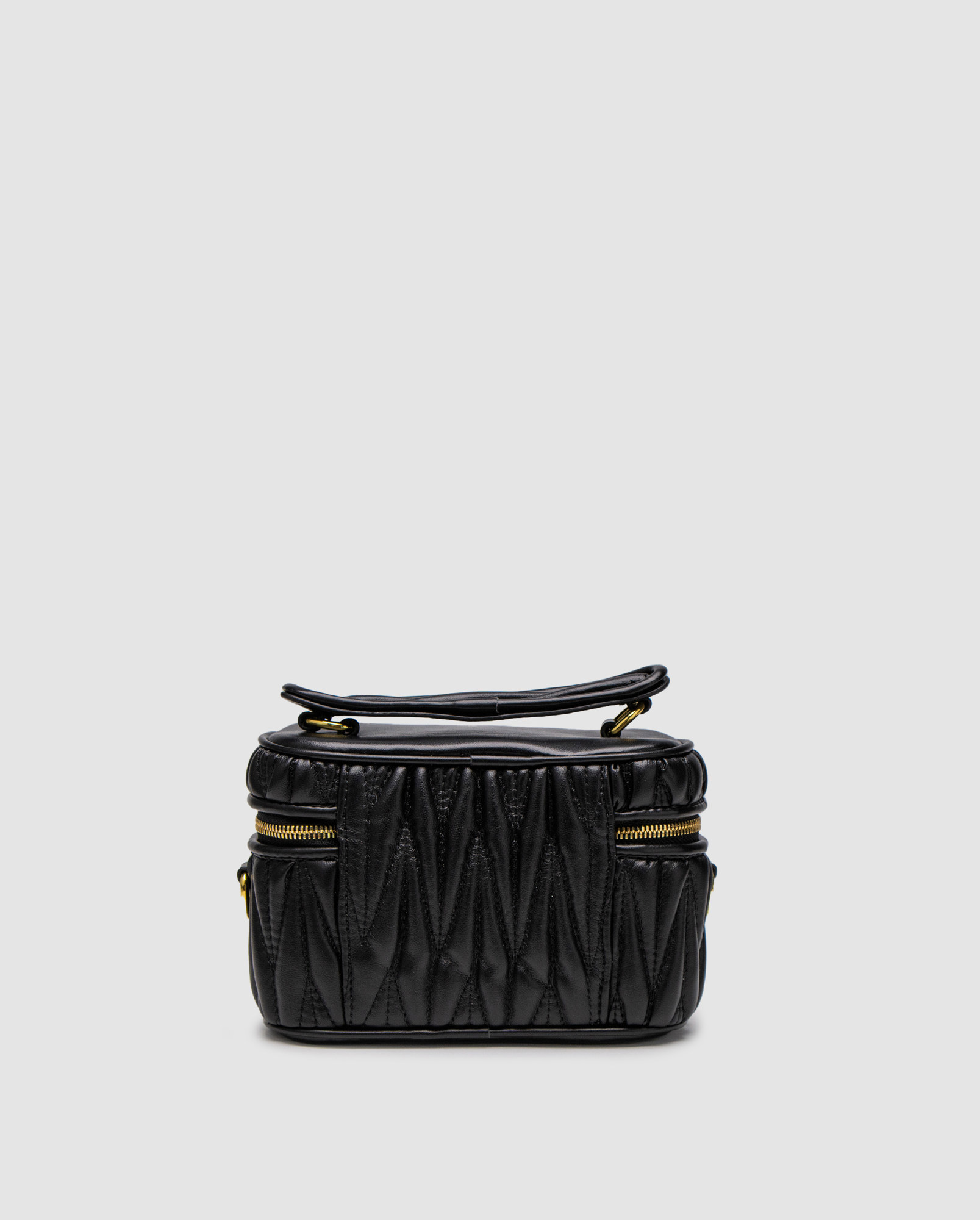 Miu Miu Matelassé Nappa Leather Vanity Bag Black - 3