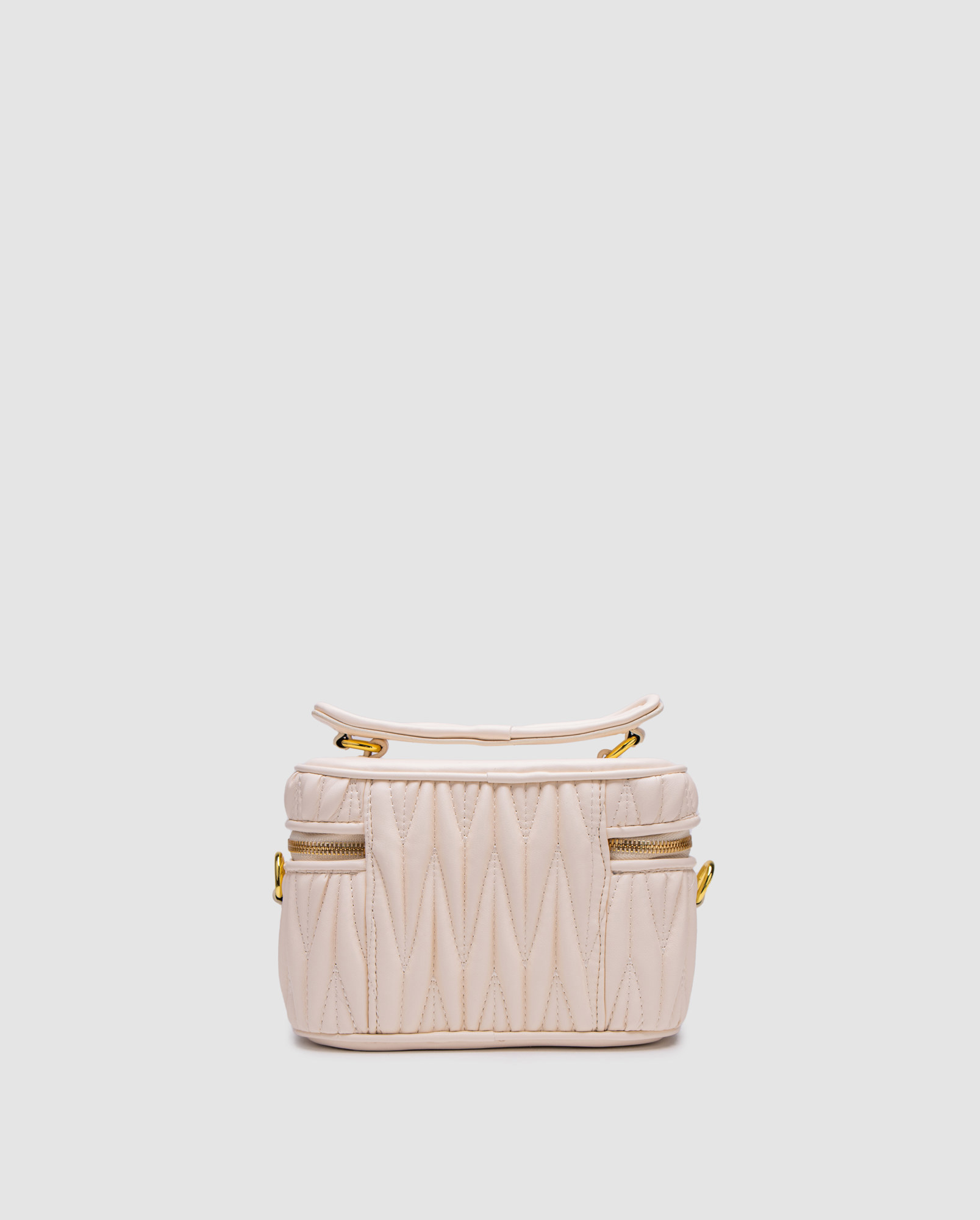 Miu Miu Matelassé Nappa Leather Vanity Bag White - 3
