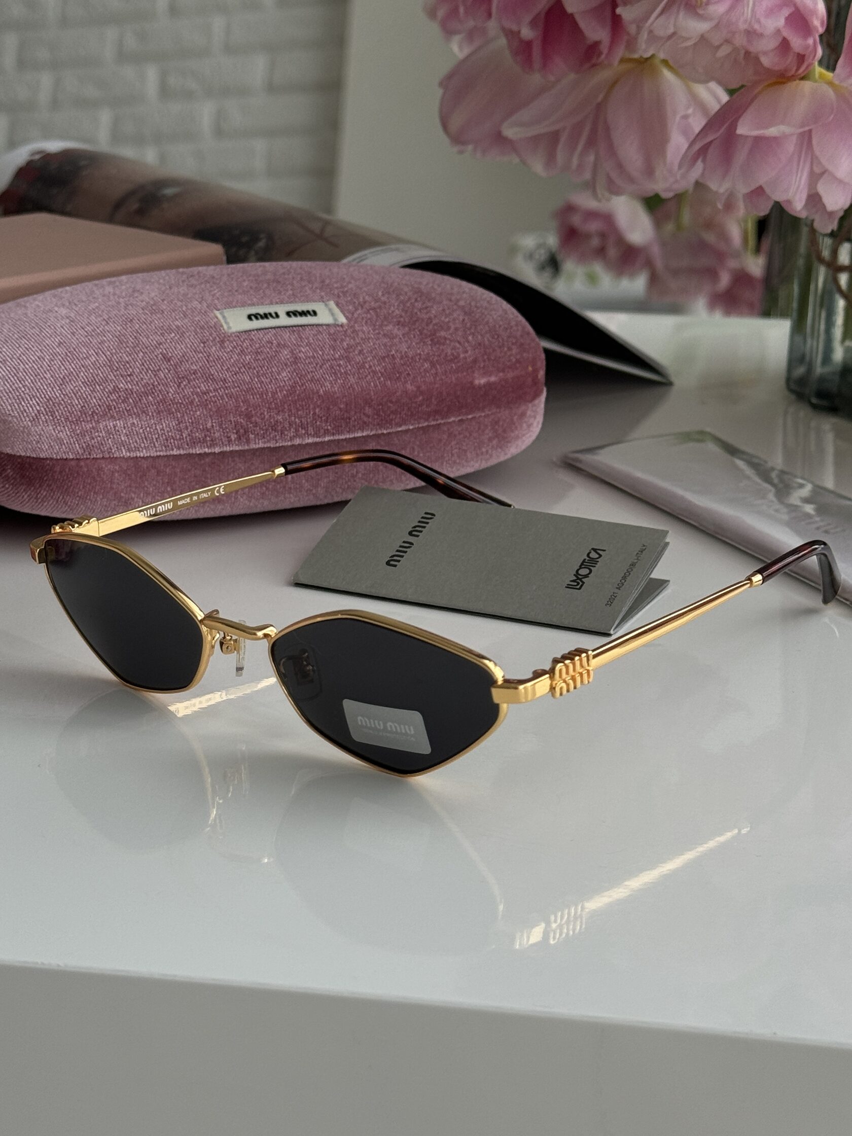 Miu Miu MU56Z 5AK-061 Black/Gold - 10