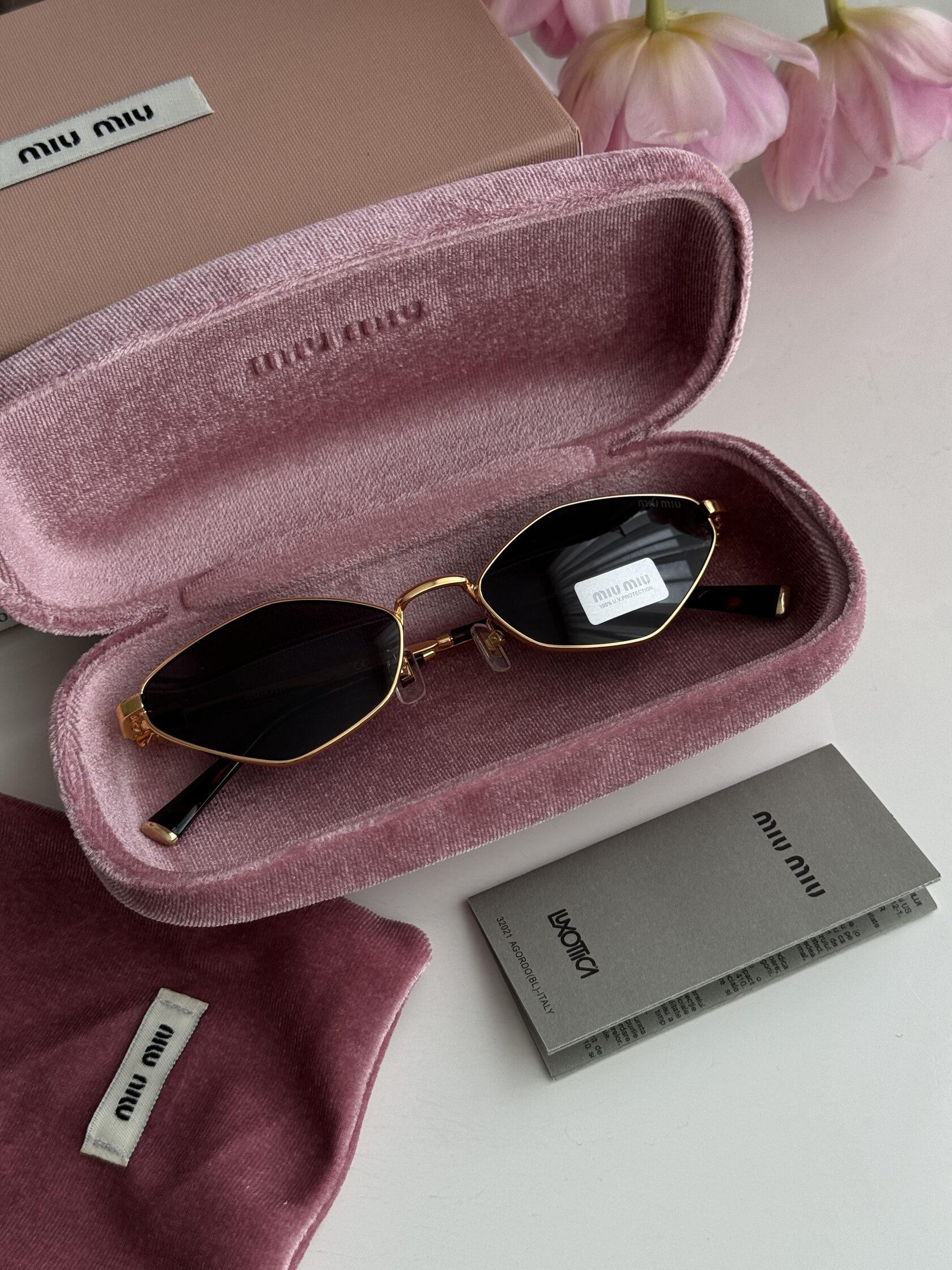 Miu Miu MU56Z 5AK-061 Black/Gold - 2