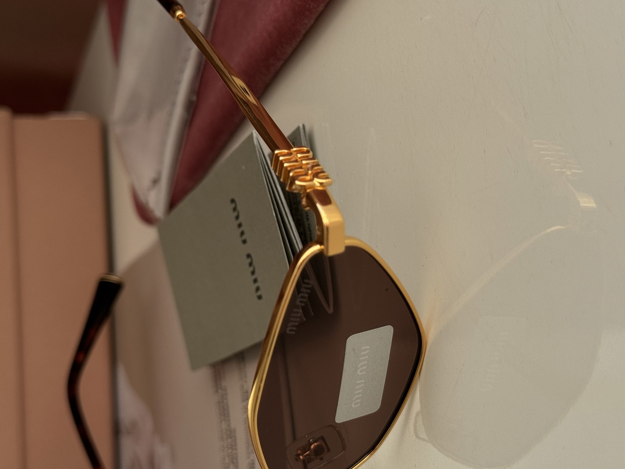 Miu Miu MU56Z 5AK-061 Brown/Gold - 11