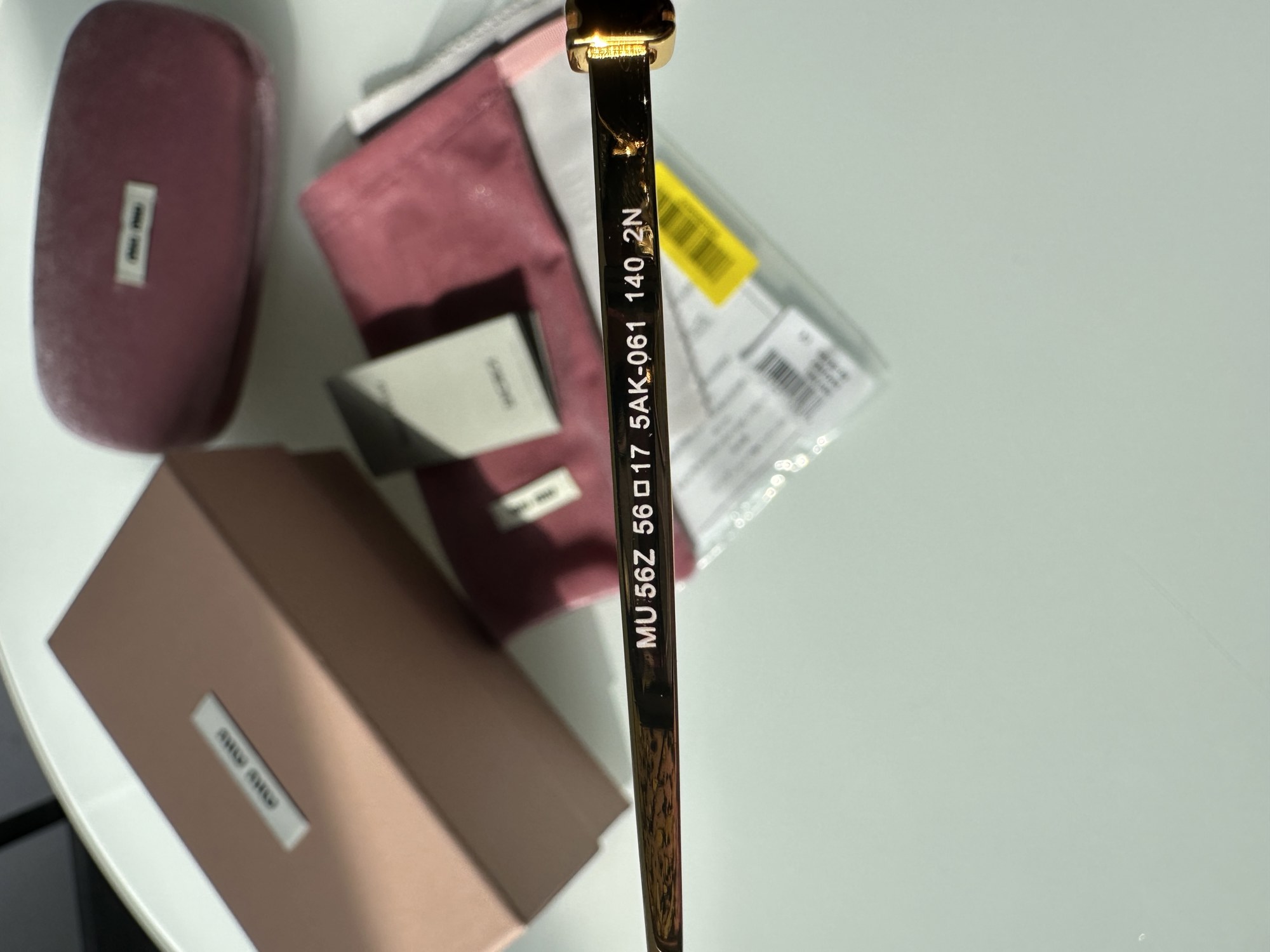 Miu Miu MU56Z 5AK-061 Brown/Gold - 15