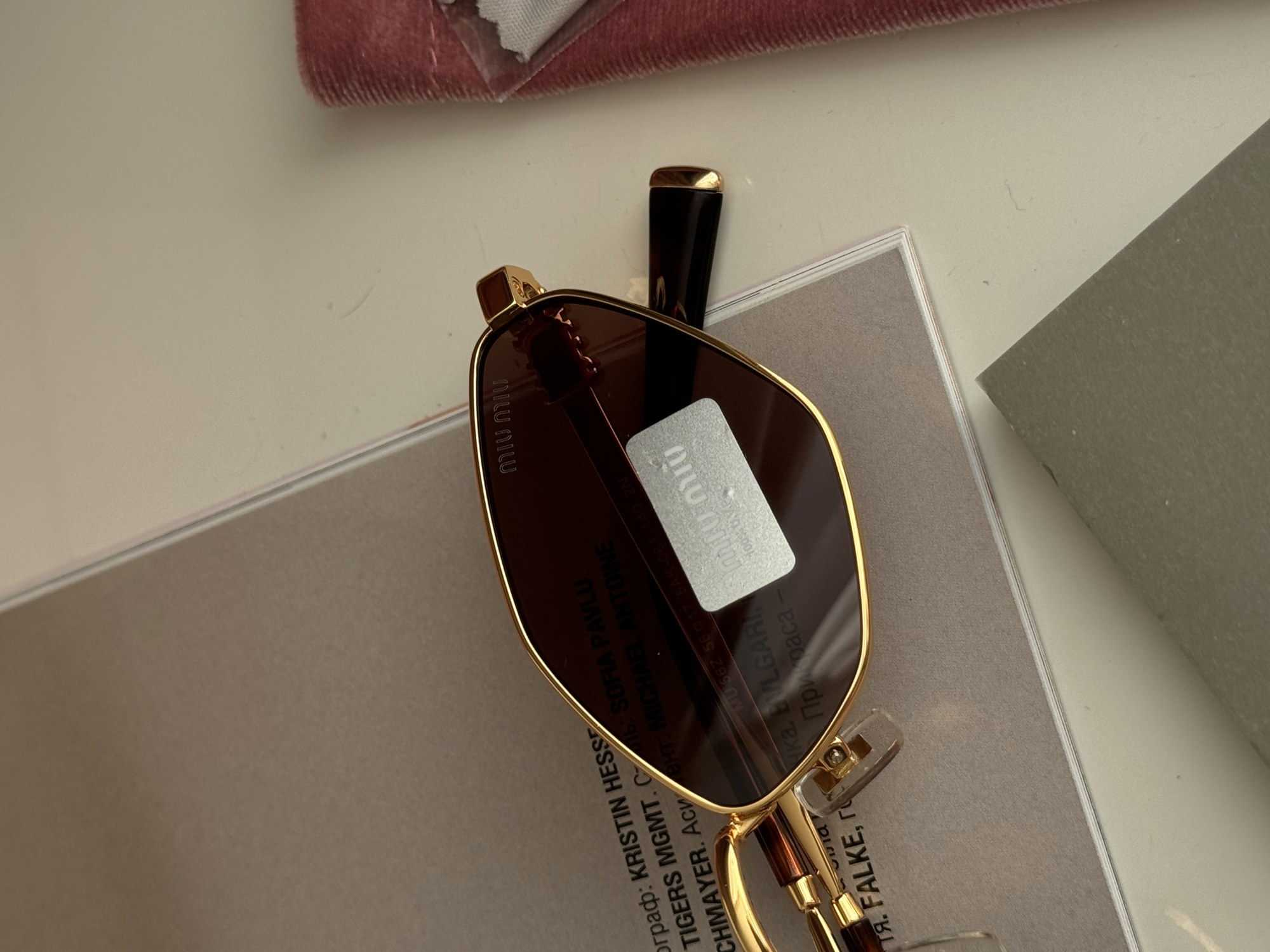 Miu Miu MU56Z 5AK-061 Brown/Gold - 10