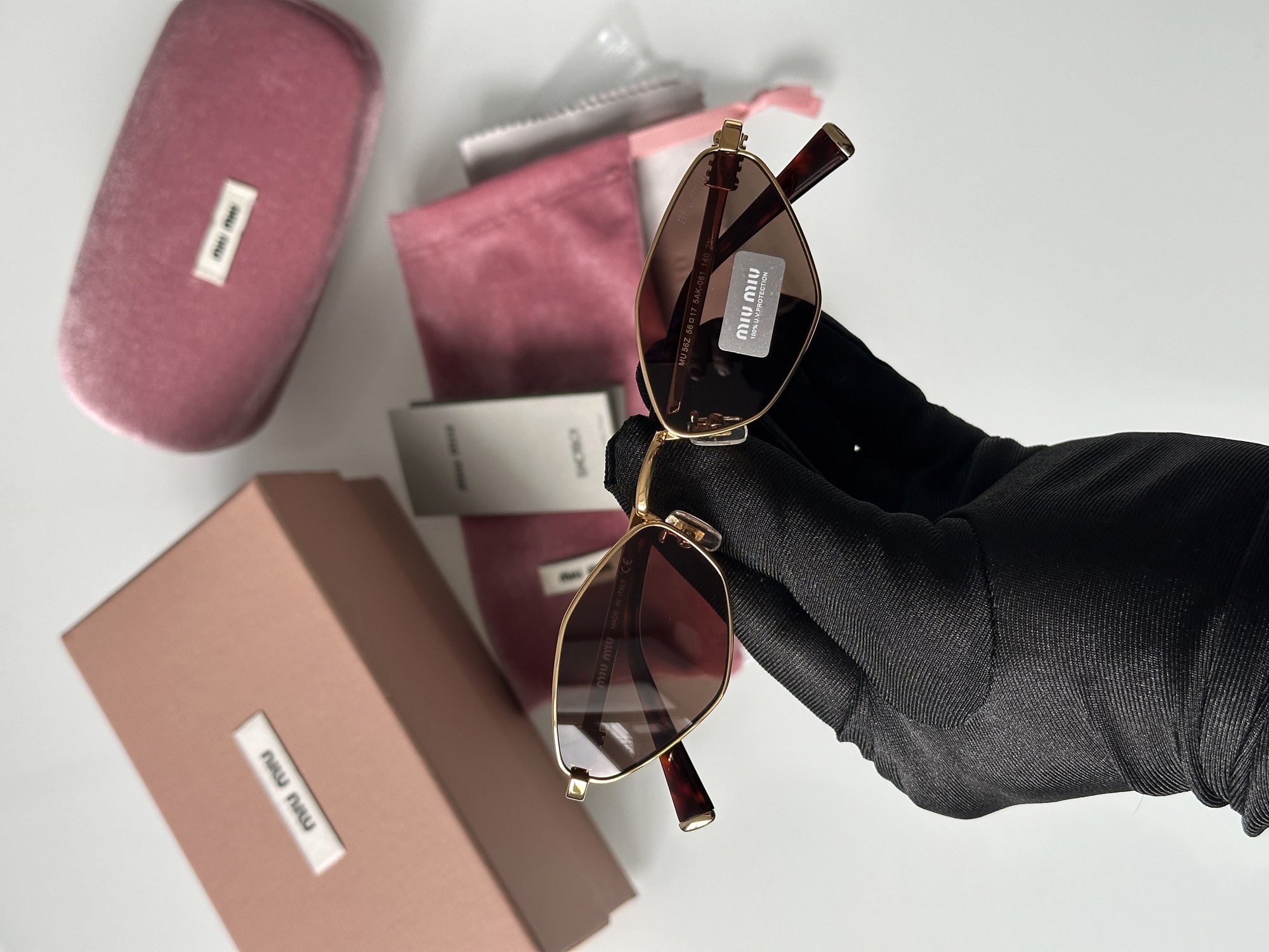 Miu Miu MU56Z 5AK-061 Brown/Gold - 8